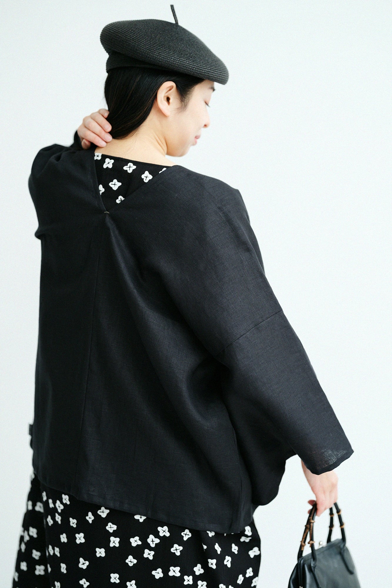 Chanvre Tsuki / Couleur Nurebairo (noir profond) 