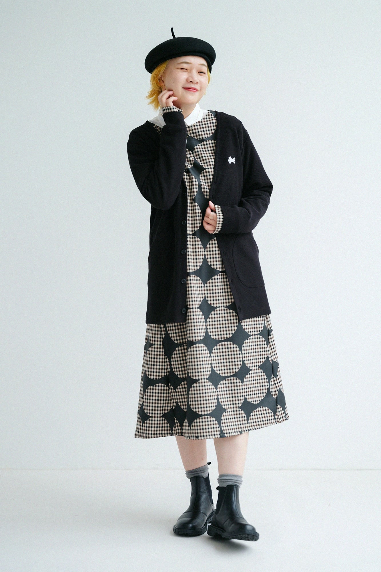 '身長：'162cm,'着用サイズ：'女M
