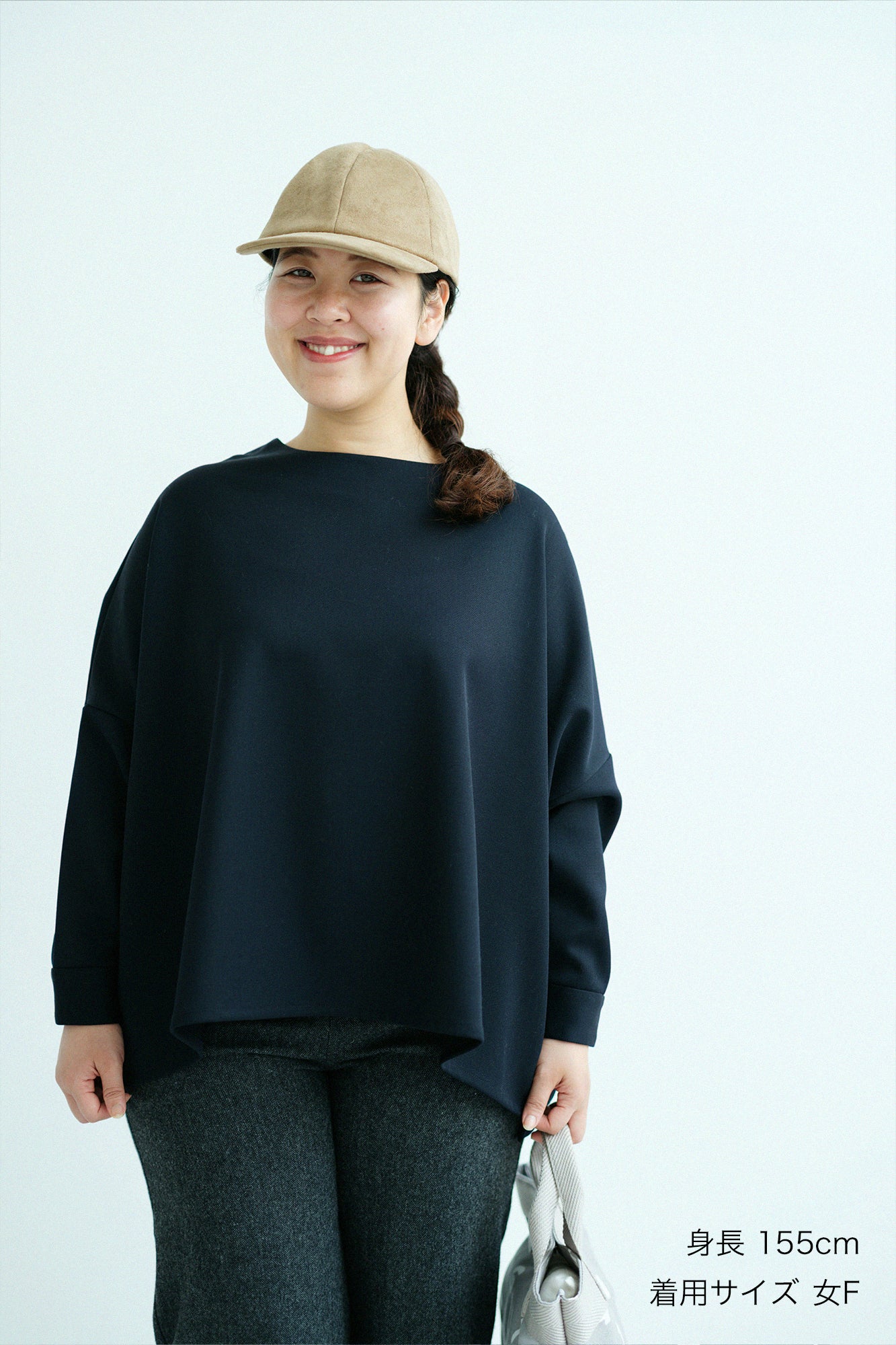 【預購】Alpinix 寬版上衣／深藍（※預計於12月9日左右發貨）