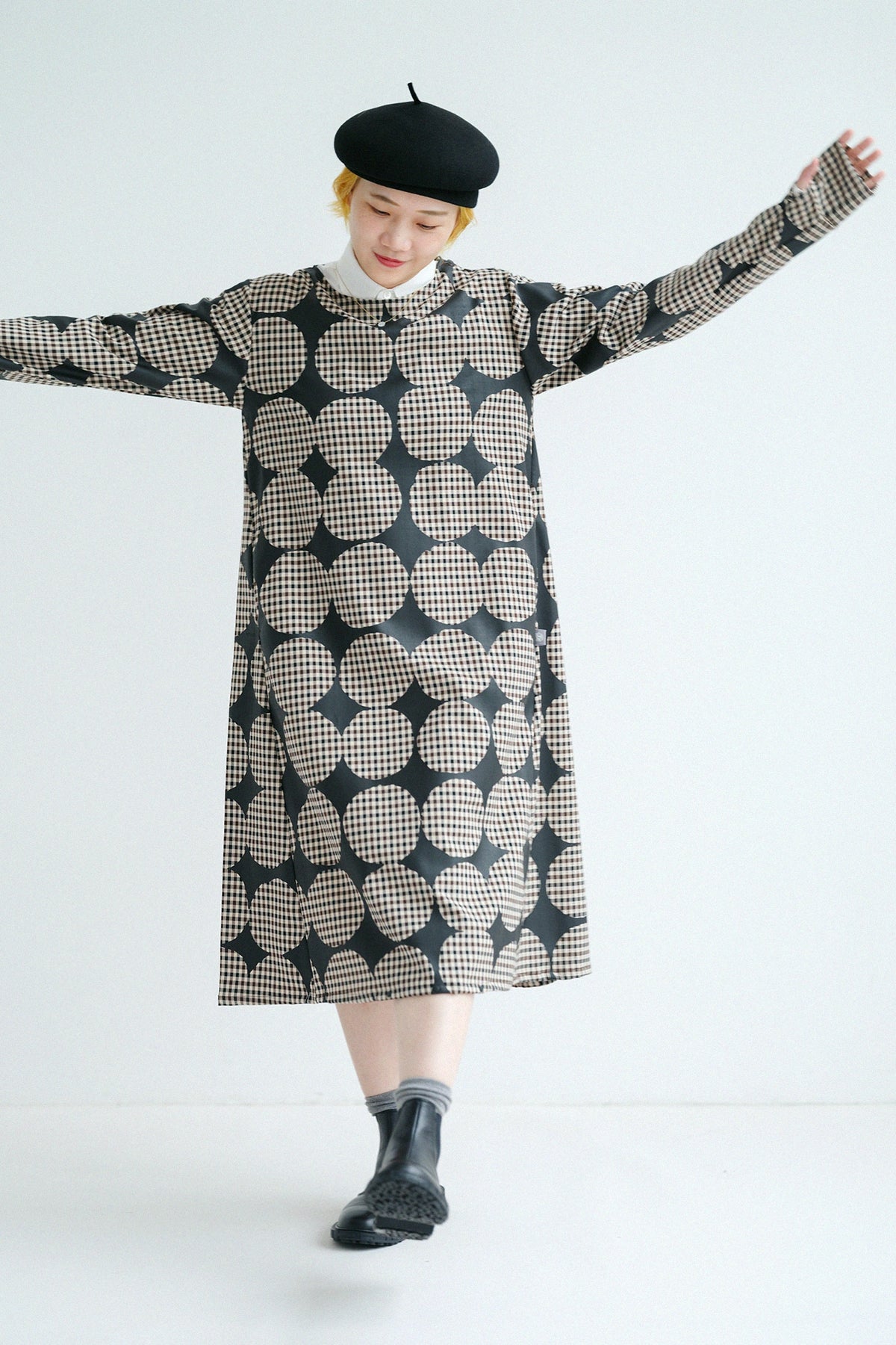 '身長：'162cm,'着用サイズ：'女M

