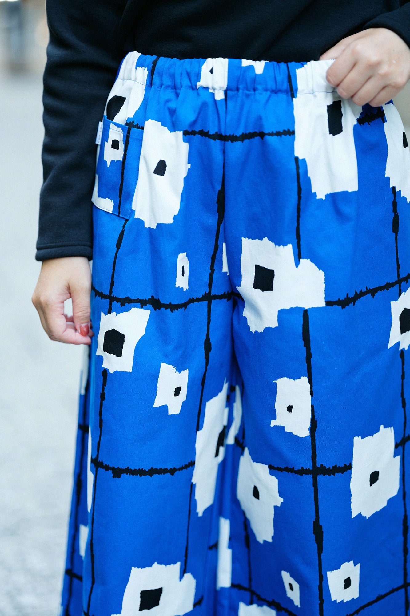 No.12 Canvas Wide-legged Pants ／ Celestial Flower