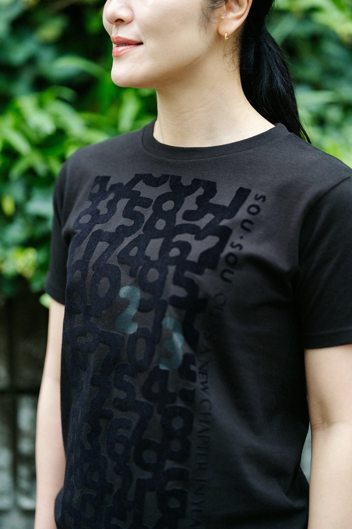 [Expédition prévue vers le 7 juillet] T-shirt à manches courtes du 23e anniversaire [5.0]/Noir