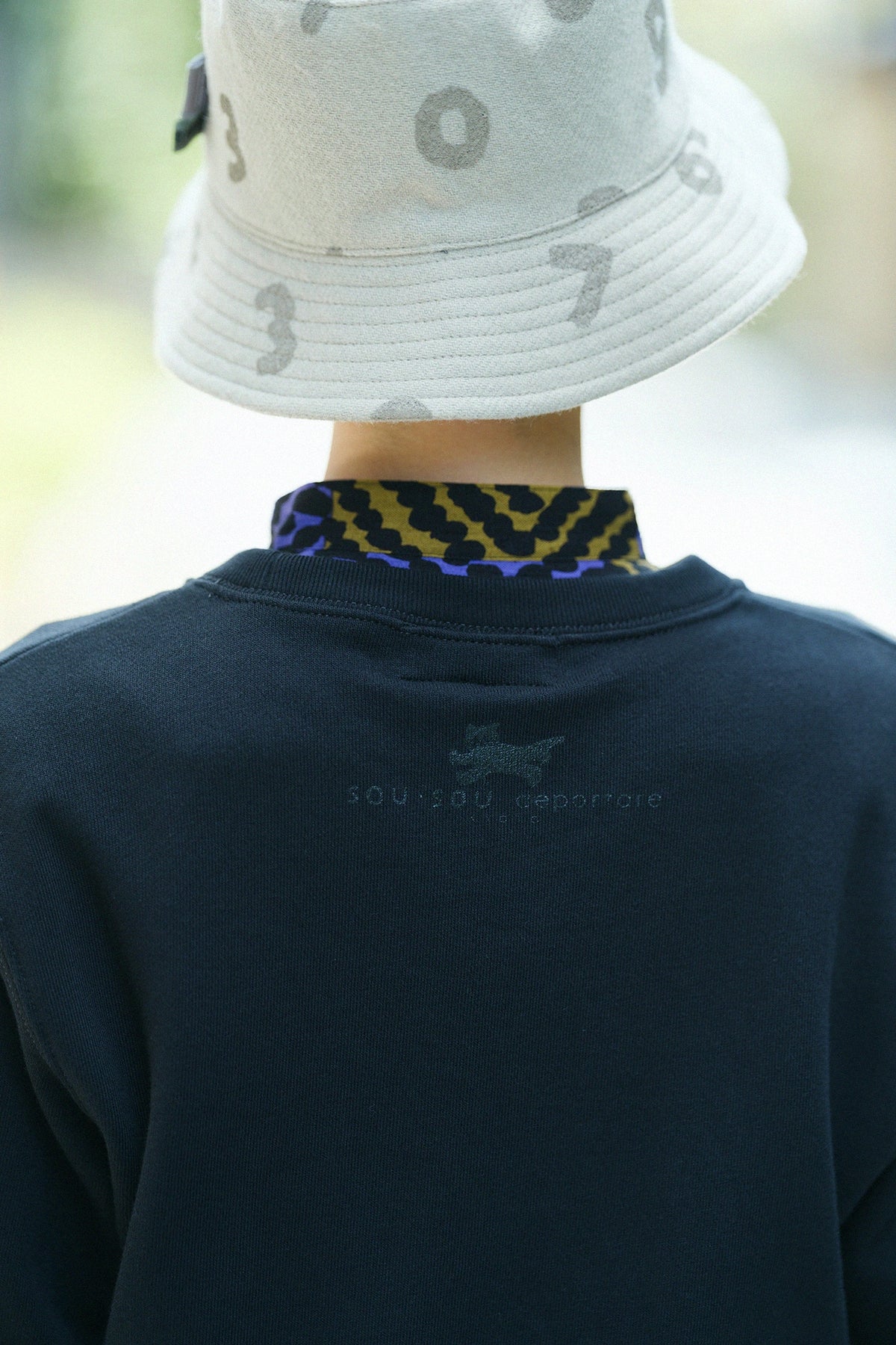 【Voraussichtlicher Versand ab dem 29. September】SO-SU-U Dépolltäré Sweatshirt [8.4]／Schwarz×Schwarz 