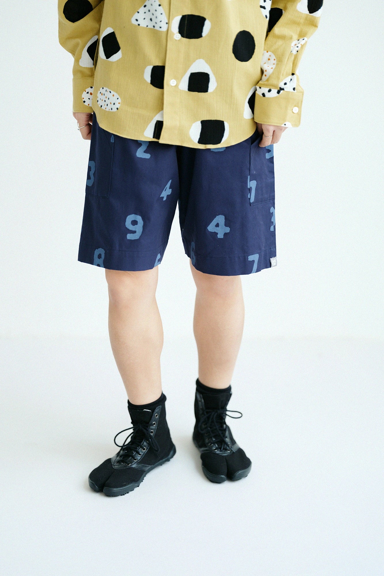 [Versand voraussichtlich um den 10. März] Cleanse (R) Twill BIKE-Shorts/SO-SU-U Marine