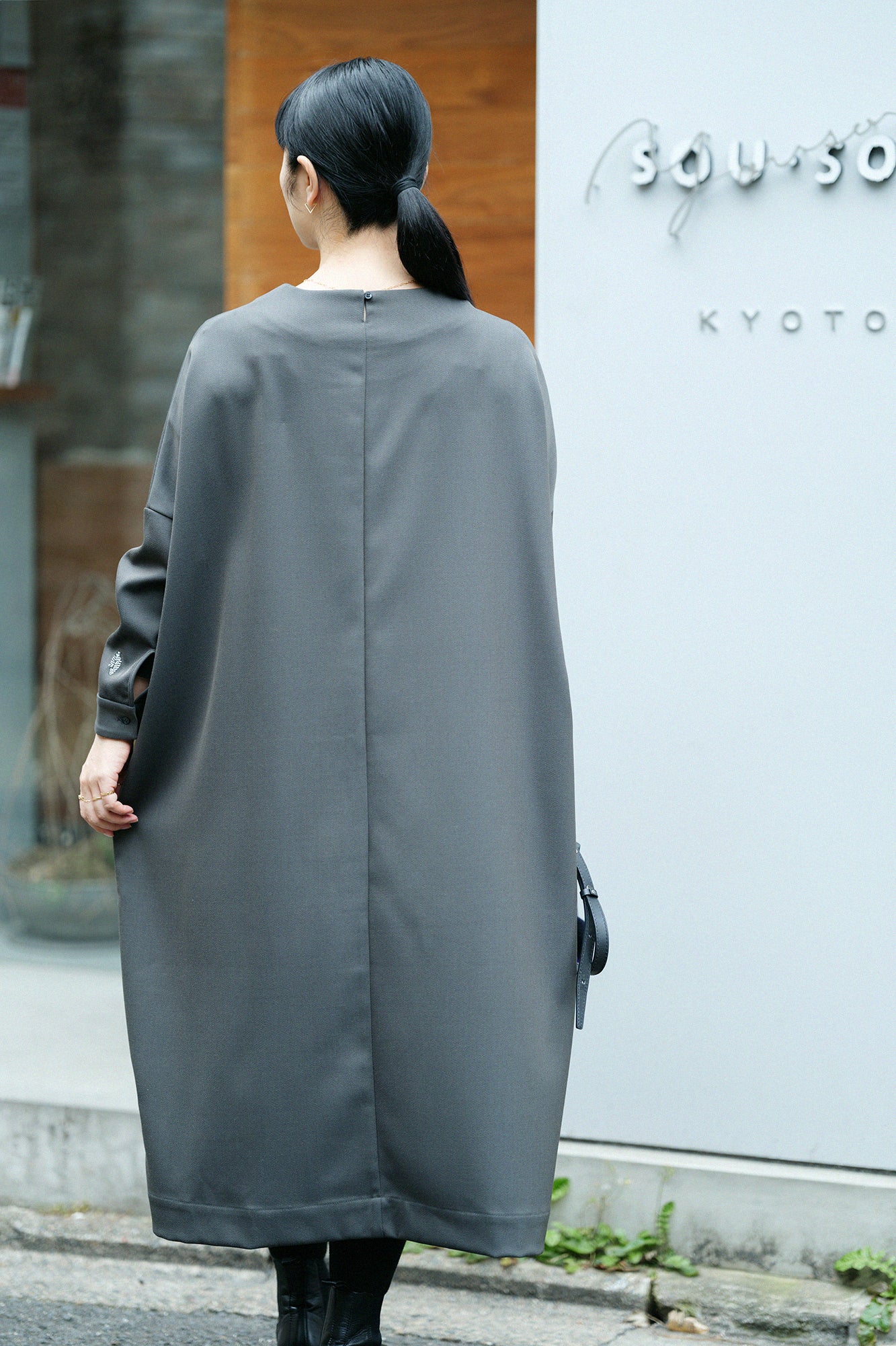 【Pre-order】Alpinix Largo One-piece Dress Maxi Length／Dark Olive Green（※Scheduled to be shipped around Dec 9）