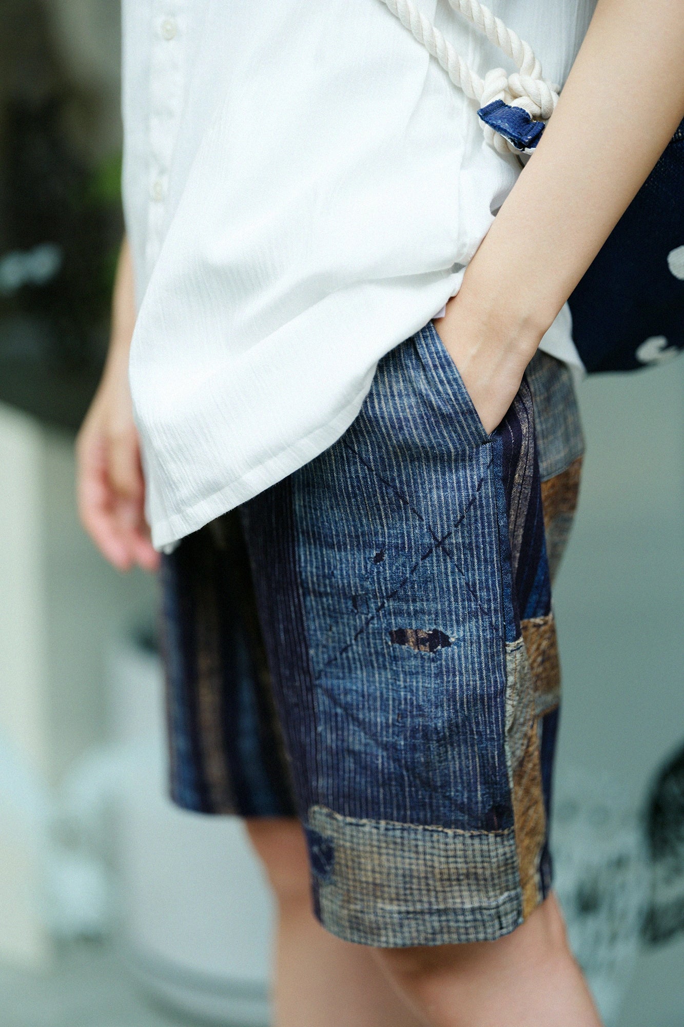 [Versand voraussichtlich um den 7. Juli] Takashima Chijimi 20/20 Easy Shorts/BORO II IJ