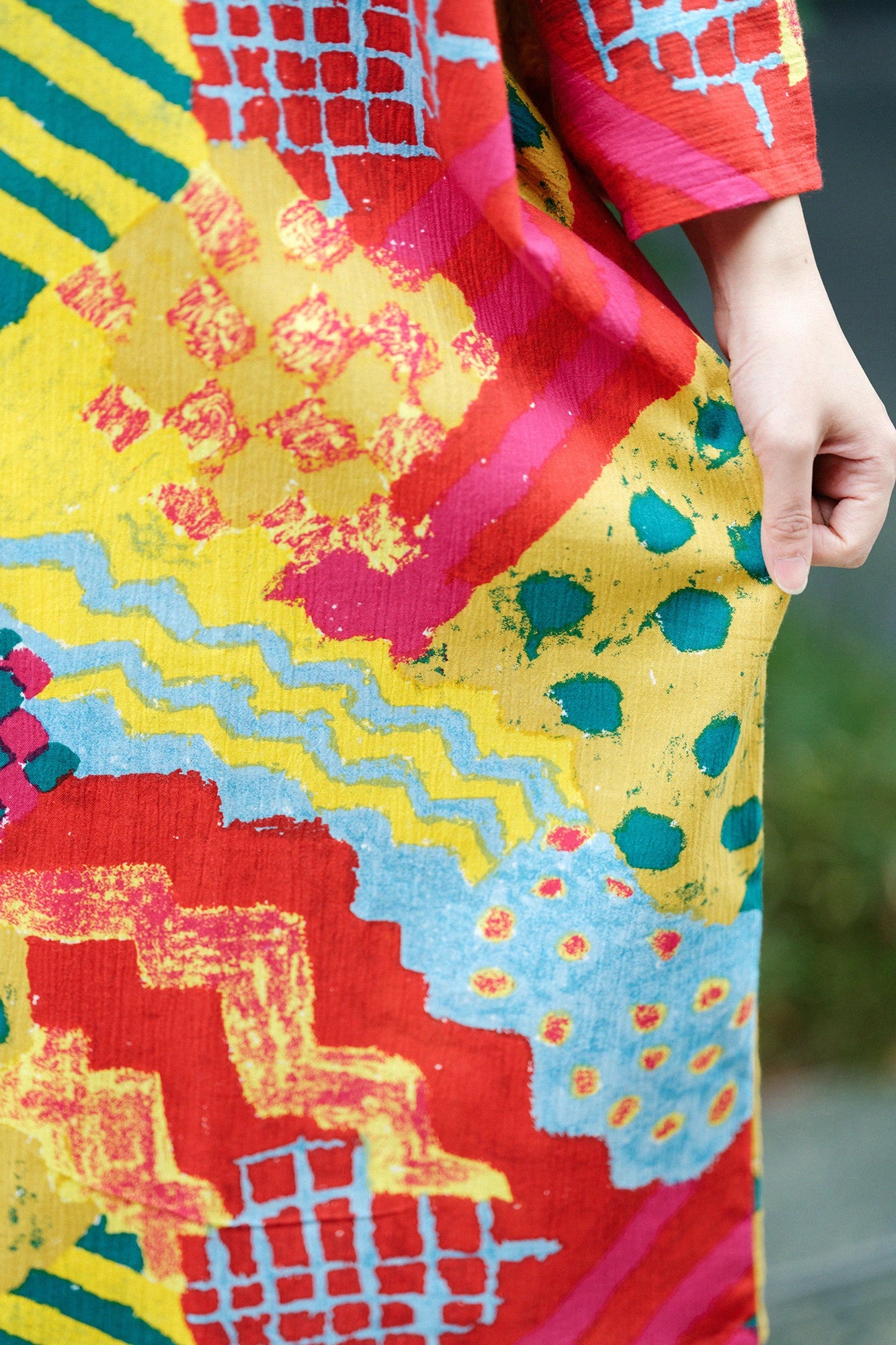 【3월 3일경 발송 예정】타카시마치지미 20/20 나기나타 직사각형 원피스／니기와이 