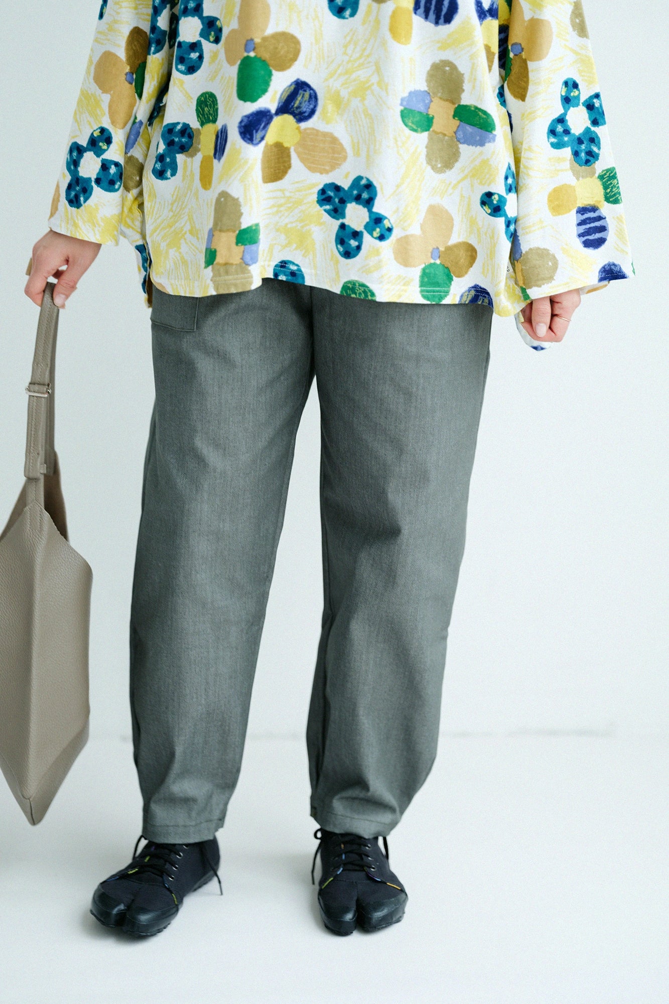 Plis denim stretch/couleur bleu mousse