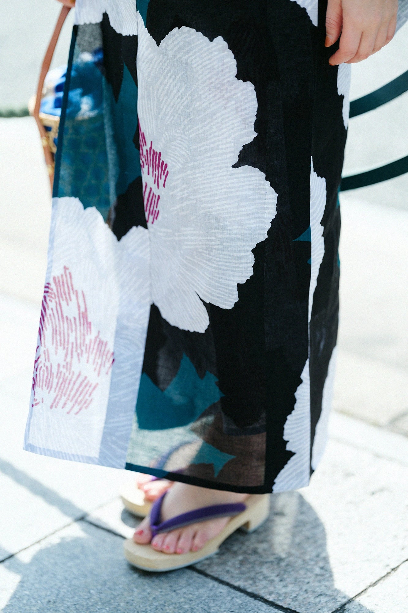 [Expédition prévue vers le 21 avril] [*Par couture] Chita coton lin 30/30 tissu Yukata/pivoine