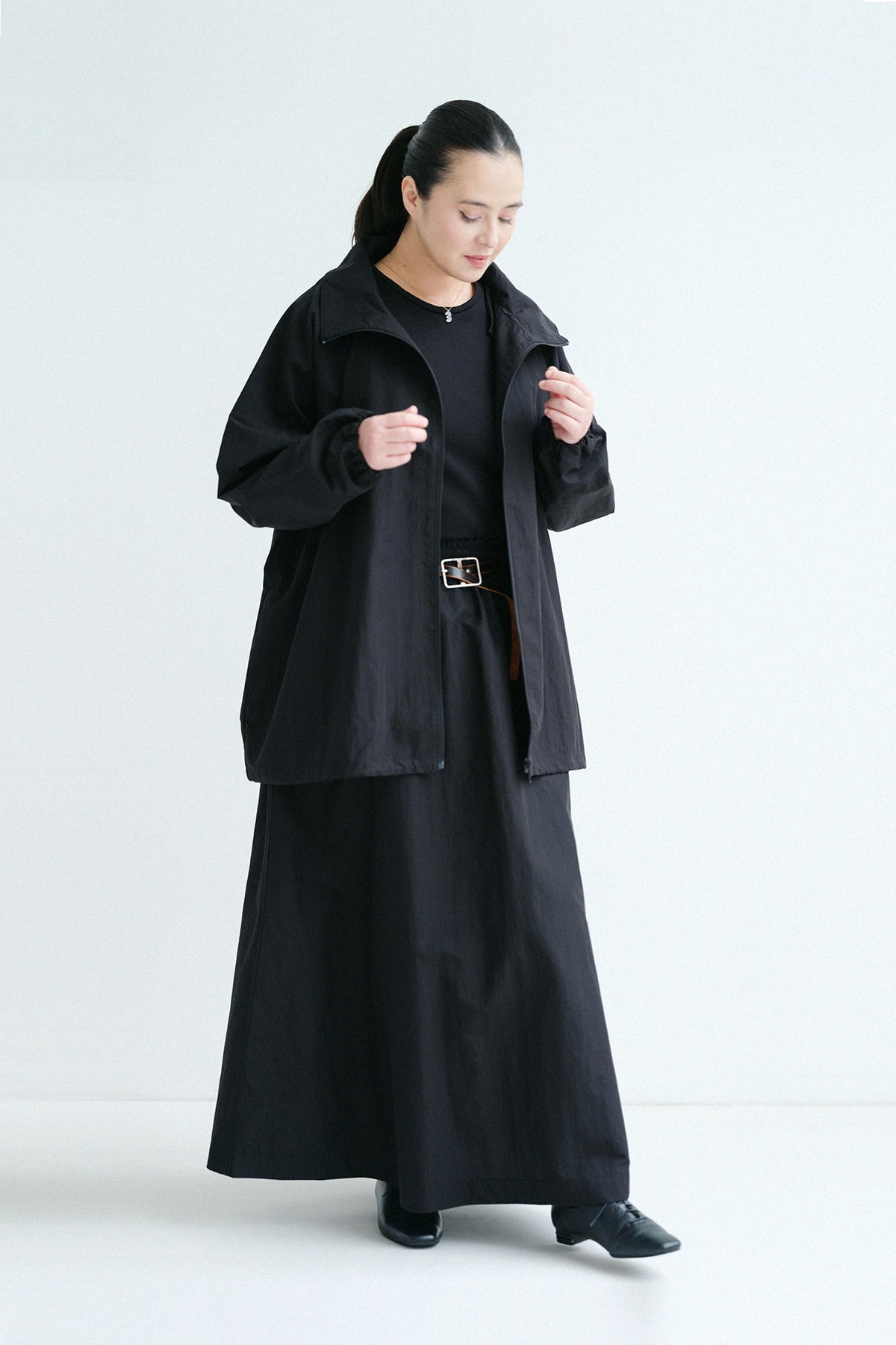 '身長：'171cm,'着用サイズ：'L,'※洗濯後寸法のものを着用'