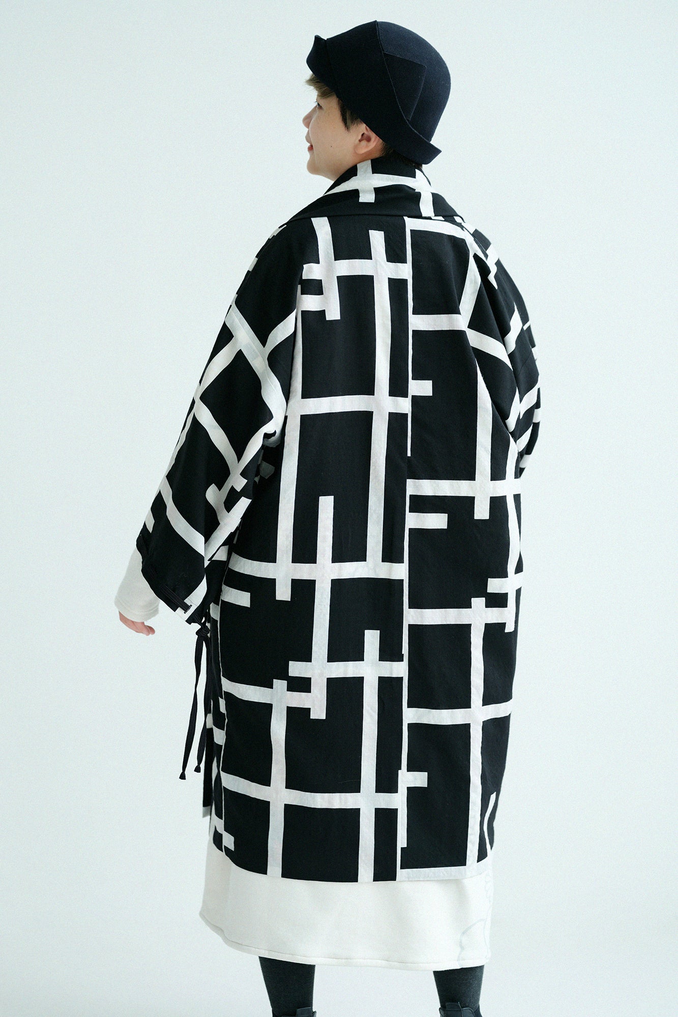 モスリン 宮中袖（きゅうちゅうそで） 可逆（かぎゃく）／桟（さん