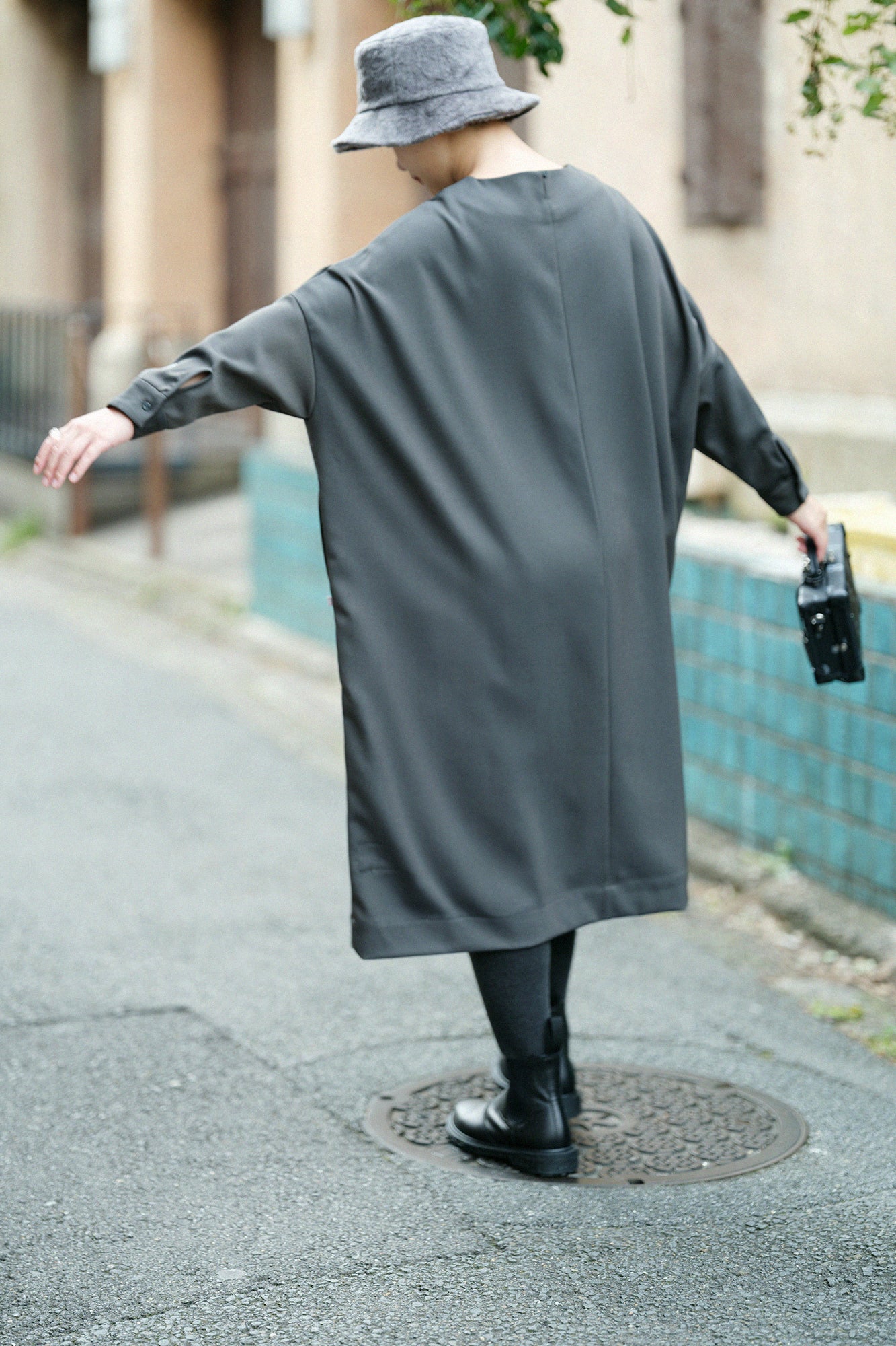 【Pre-order】Alpinix Largo One-piece Dress／Dark Olive Green（※Scheduled to be shipped around Dec 9）