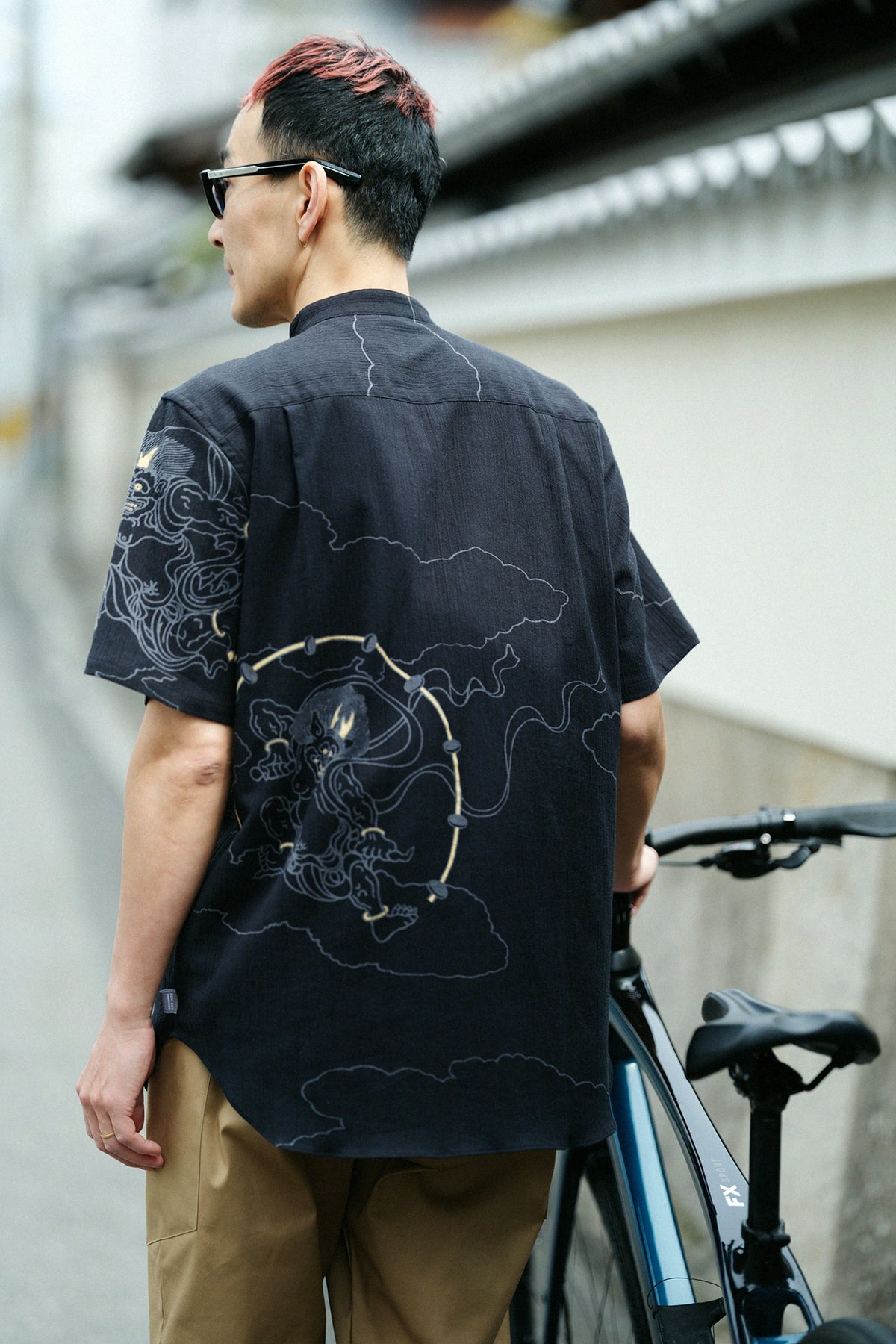 Chemise à manches courtes Chizimi Cotton 20/20 / Dieu du Vent Dieu du Tonnerre