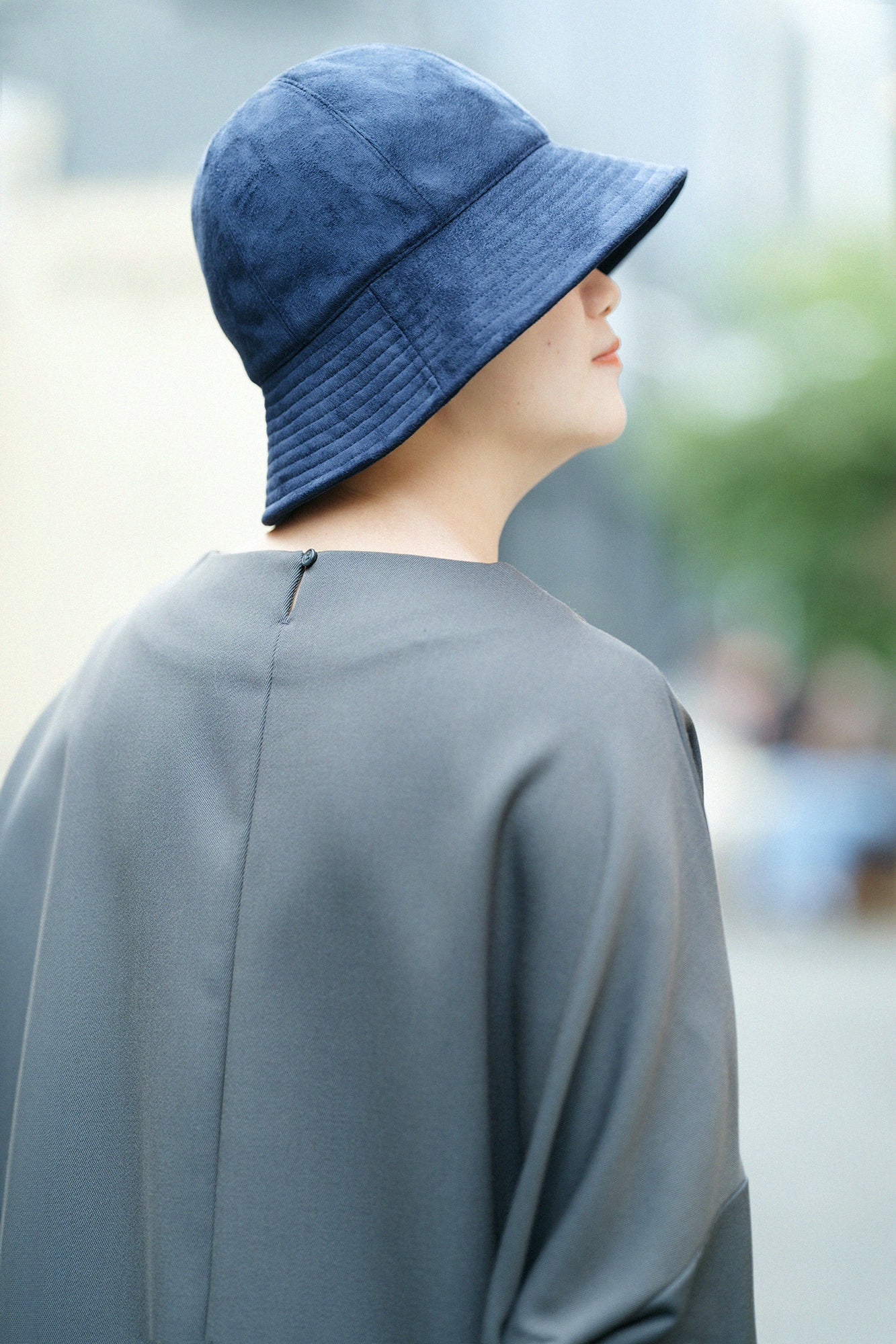 【預購】仿麂皮 Metro Hat／深藍×SO-SU-U十數 昆（※預計於12月9日左右發貨）