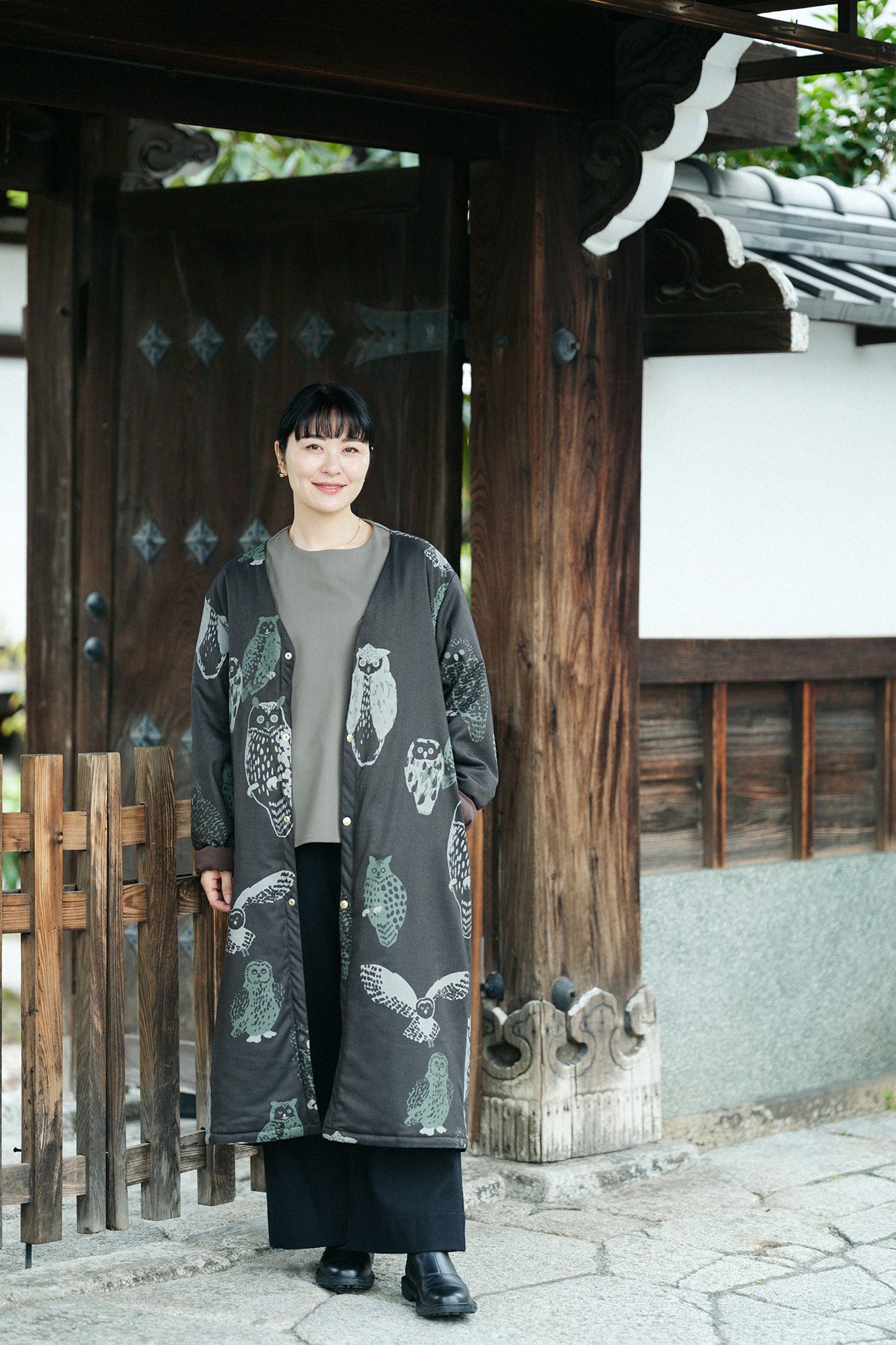 【Pre-order】Alpinix Largo Blouse／Moss Grey（※Scheduled to be shipped around Dec 9）