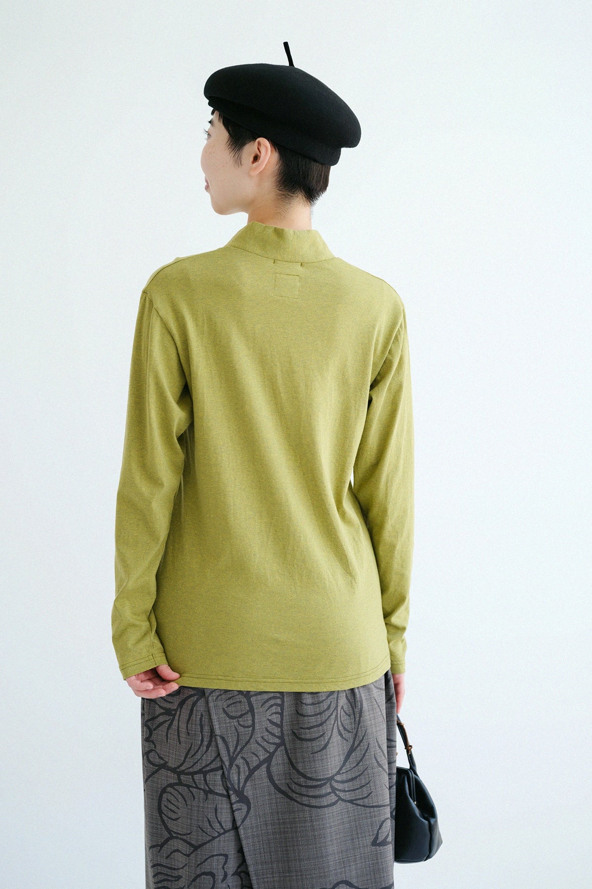 '身長：'164cm,'着用サイズ：'S,'※洗濯後寸法のものを着用'

