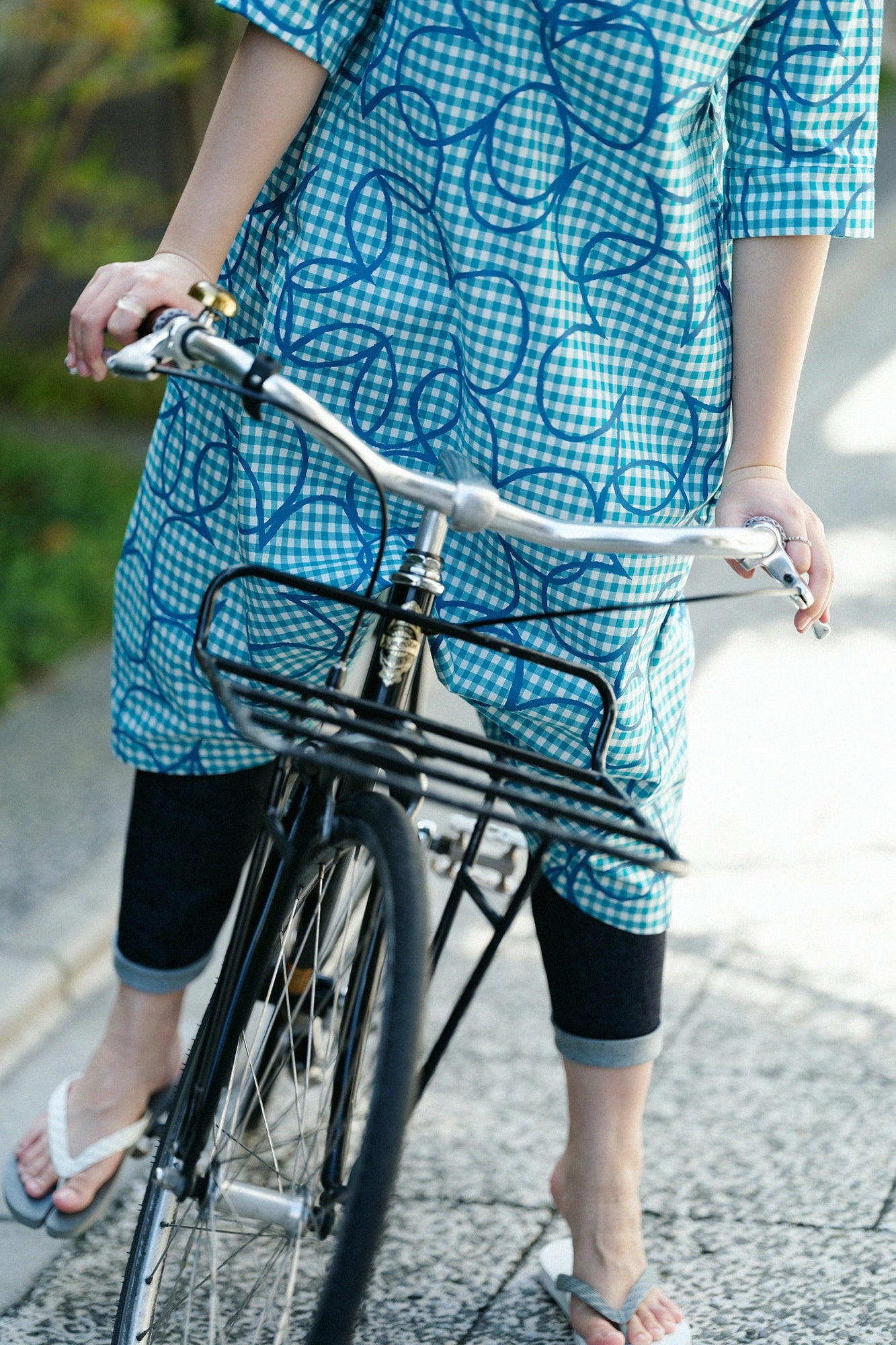 Robe une pièce HNBIKE à carreaux vichy / Bonheur