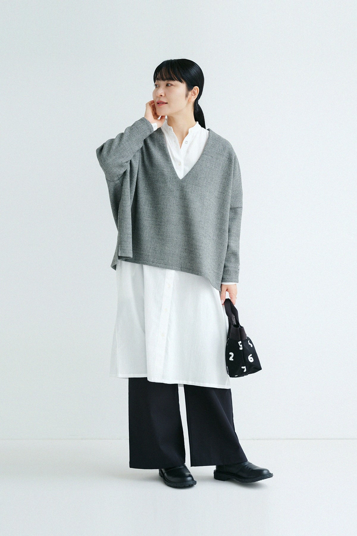 '身長：'166cm,'着用サイズ：'女F
