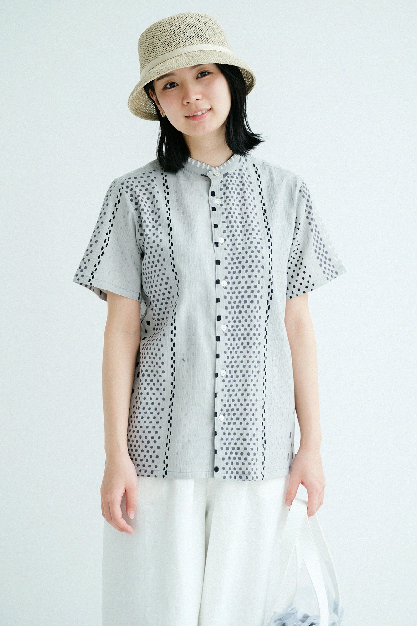 Takashima Jiji 20/20 Chemise à manches courtes à col montant SP 2.0/Ararejima