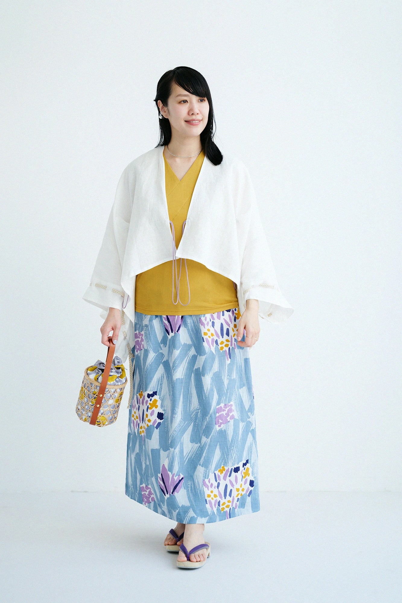 [Expédition prévue vers le 21 avril] Takashima Chijimi 40/40 sans col Jiban/couleur dorée