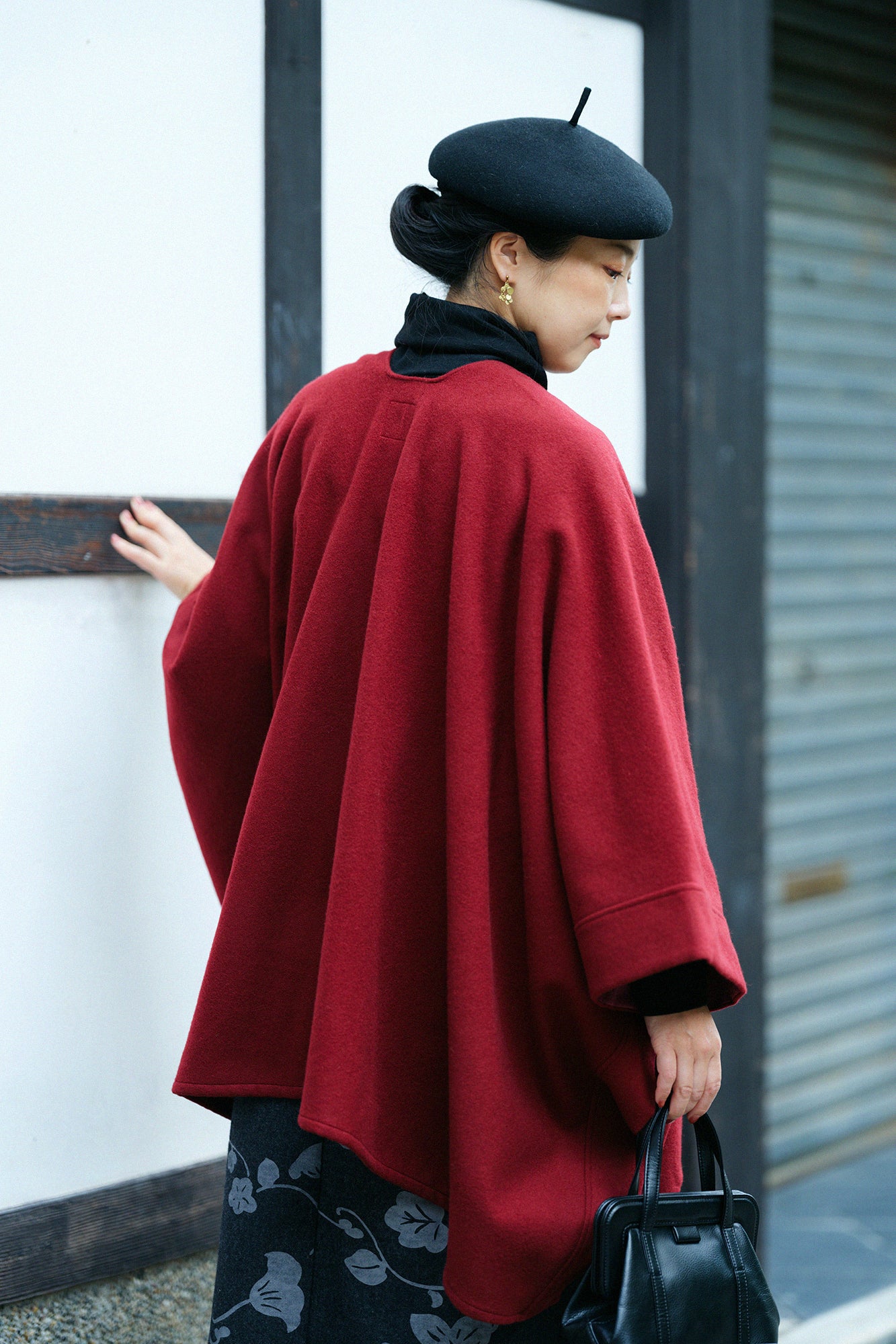 ウールメルトン きさらぎ／臙脂色（えんじいろ）