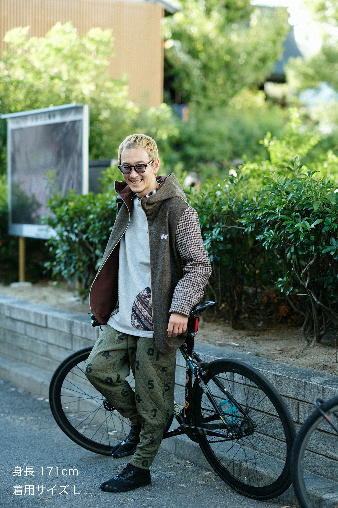 CBN Wool ZIP UP Hooded Jacket／Raw Umber 