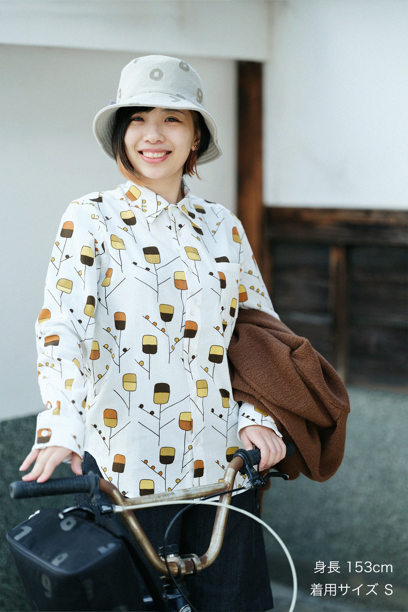 高島縮 20/20 シャツ／あどけない