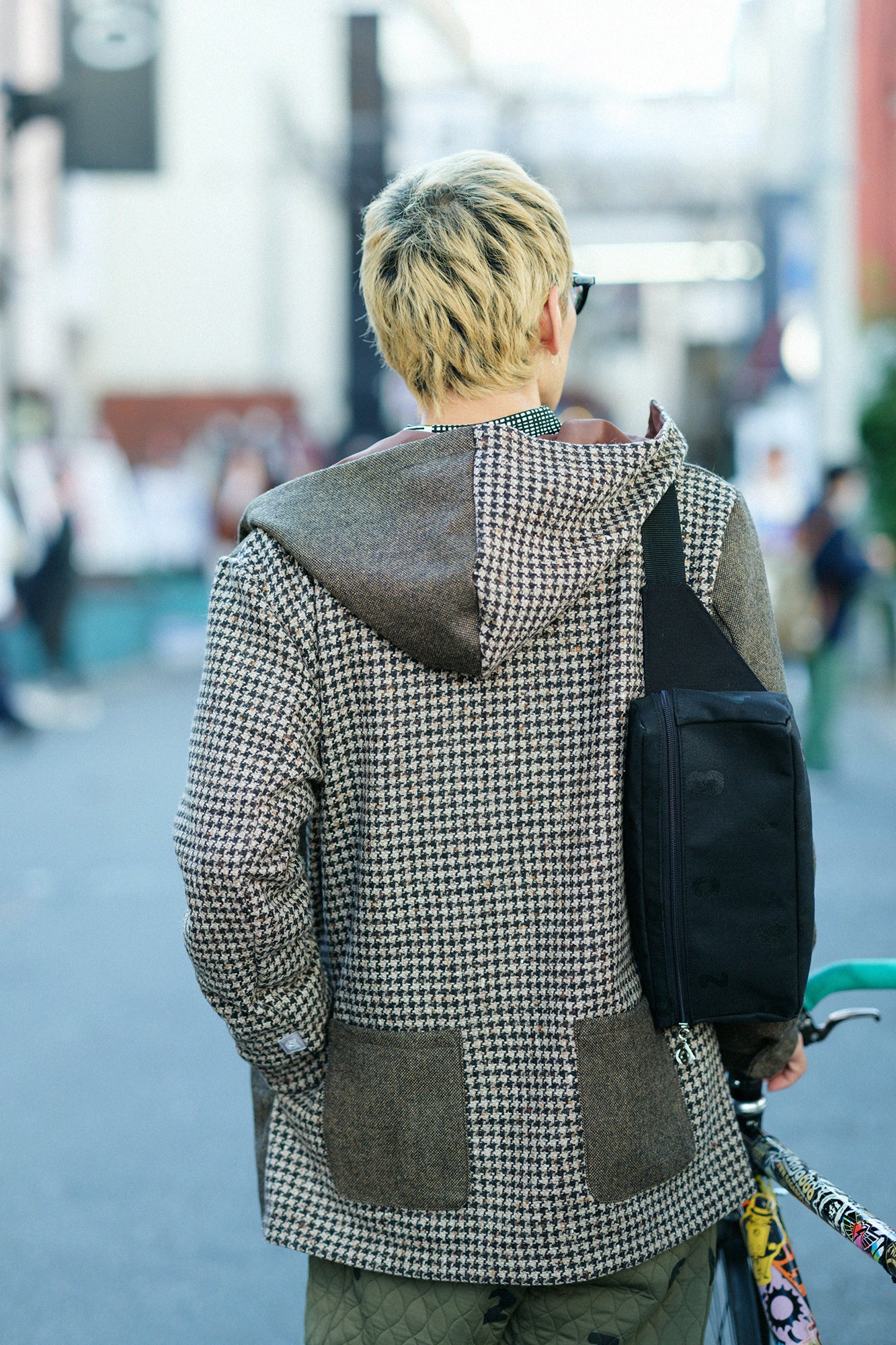 CBN Wool ZIP UP Hooded Jacket／Raw Umber 