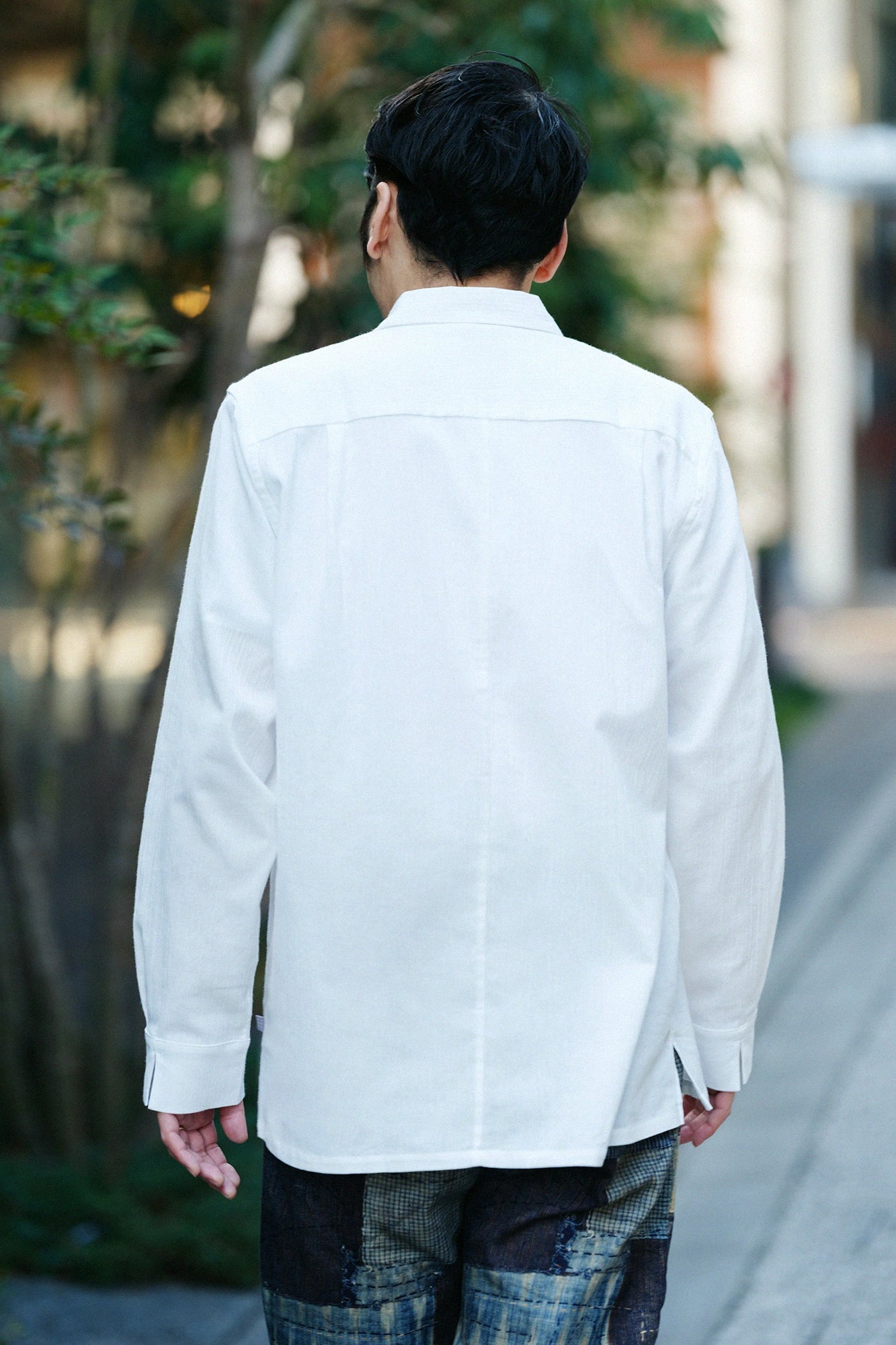 【3月17日頃発送予定】高島縮 20/20 スキッパーシャツ／つくも