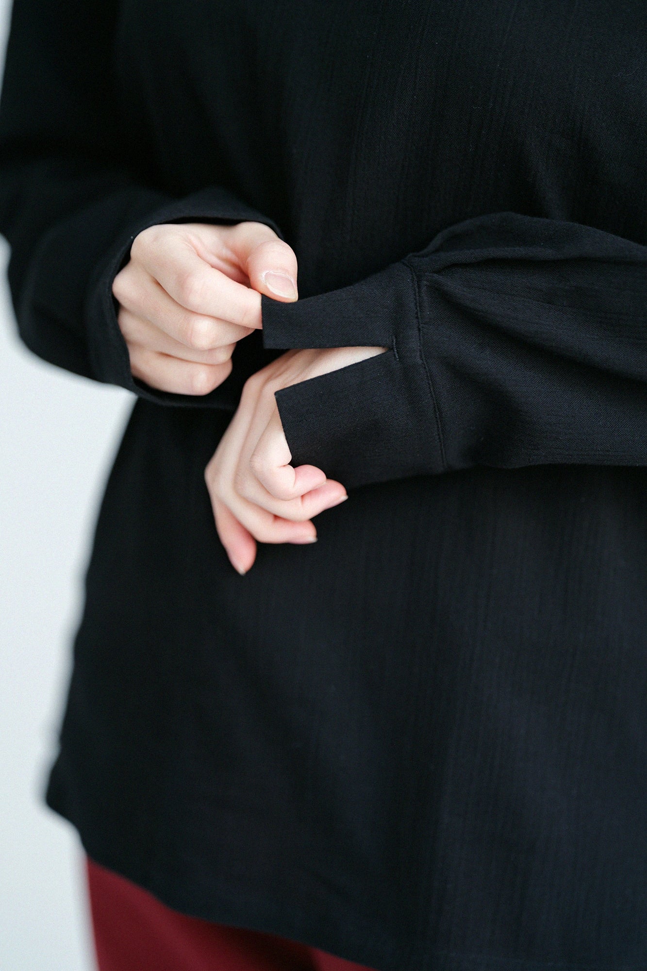 【3월 17일경 발송 예정】타카시마치지미 20/20 스키퍼 셔츠/검은색