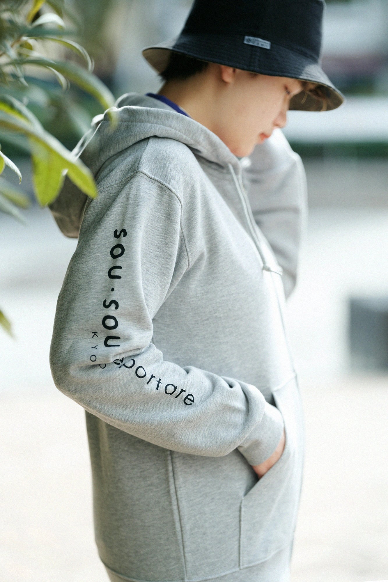 Deportale ZIP UP Sweat Parka [9,7]/Heather Grey