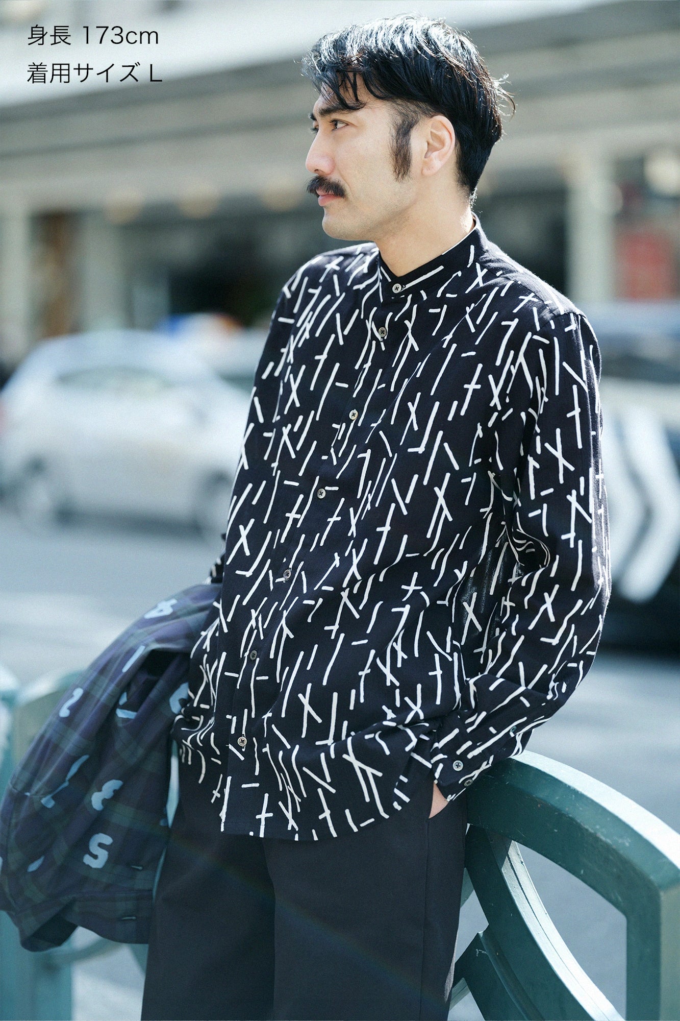 【3月17日頃発送予定】高島縮 20/20 スタンドカラーシャツSP 2.0／時（とき）しるべ