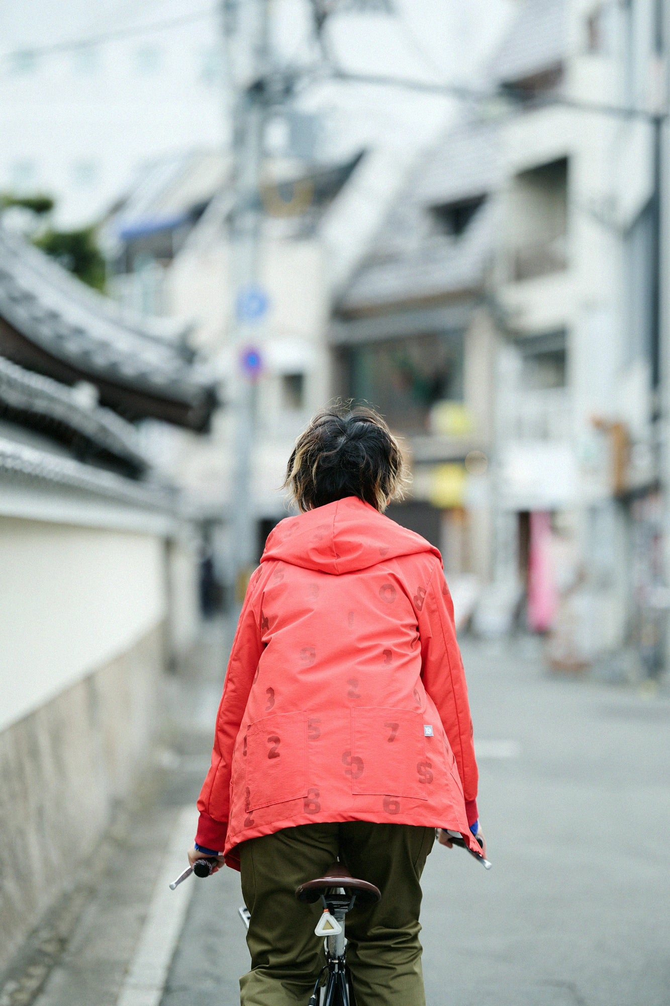 【3月10日頃発送予定】コットンナイロンクロス BIKEパーカー／SO-SU-U ブロンズレッド