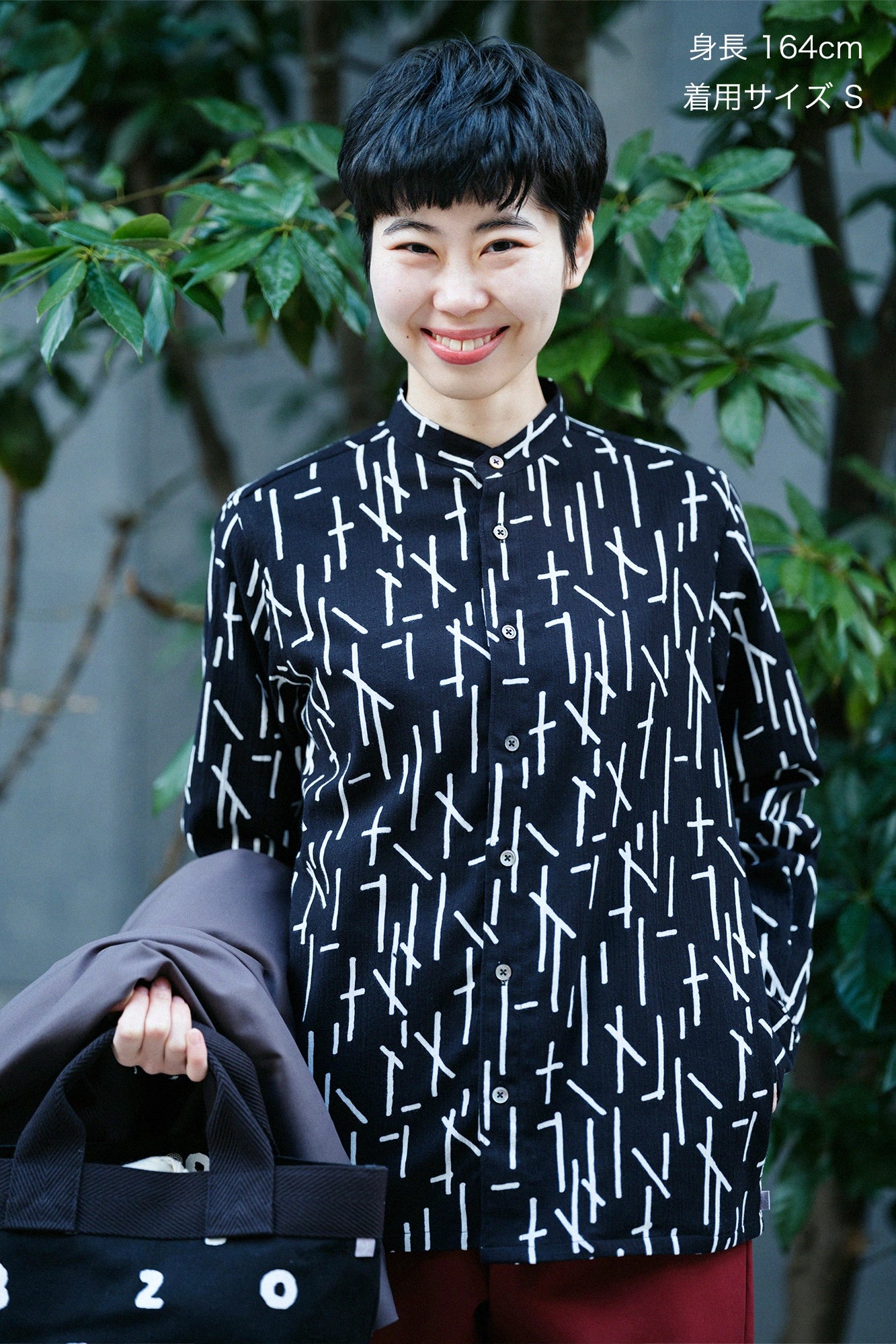 【3月17日頃発送予定】高島縮 20/20 スタンドカラーシャツSP 2.0／時（とき）しるべ