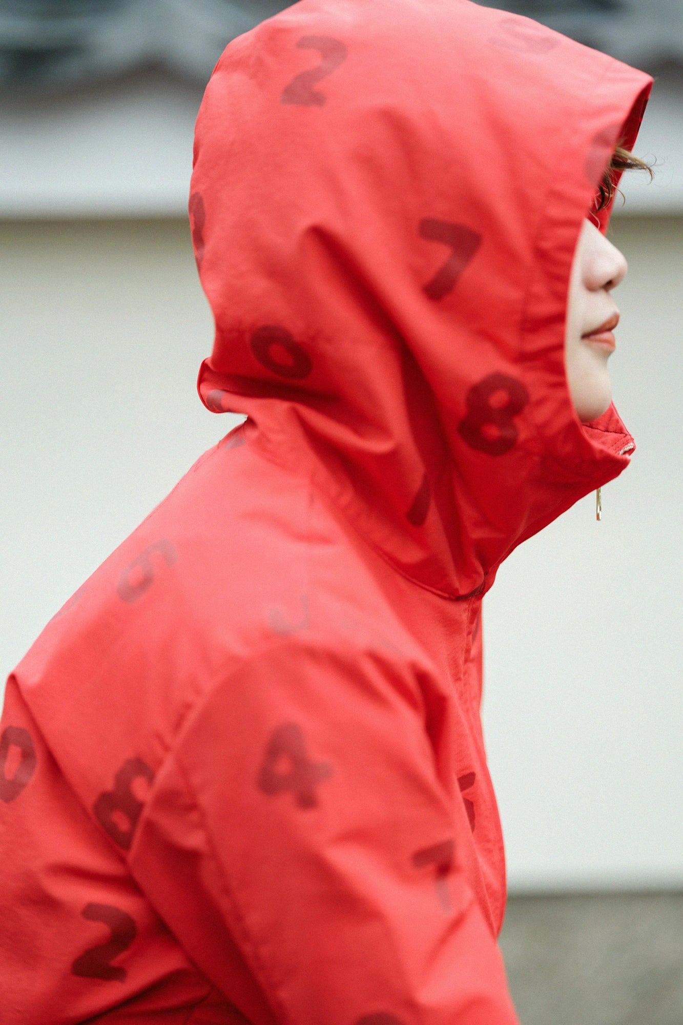 【3月10日頃発送予定】コットンナイロンクロス BIKEパーカー／SO-SU-U ブロンズレッド