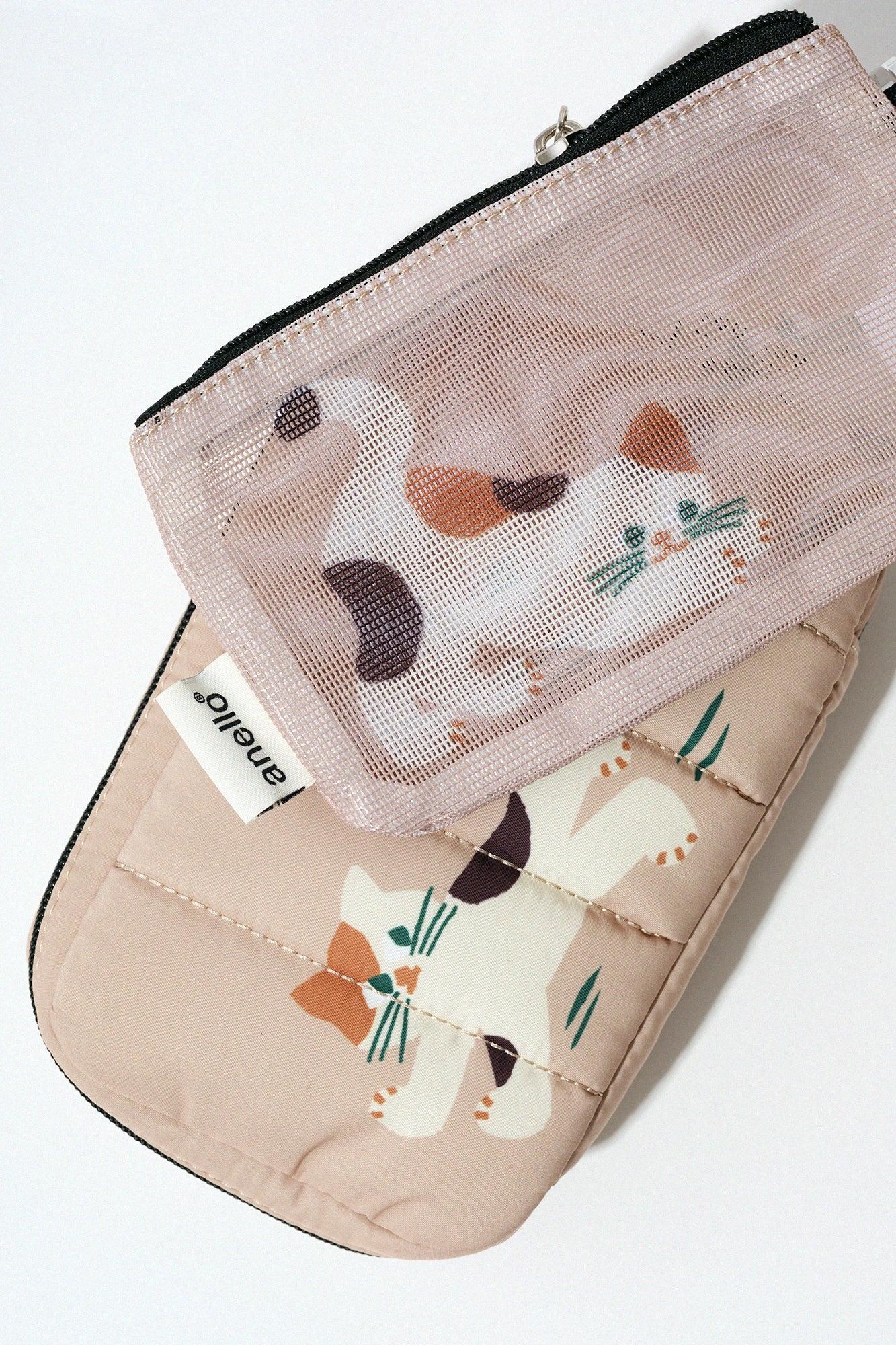 SOU・SOU×eslite bookstore Functional Storage Pouch／Calico Cat