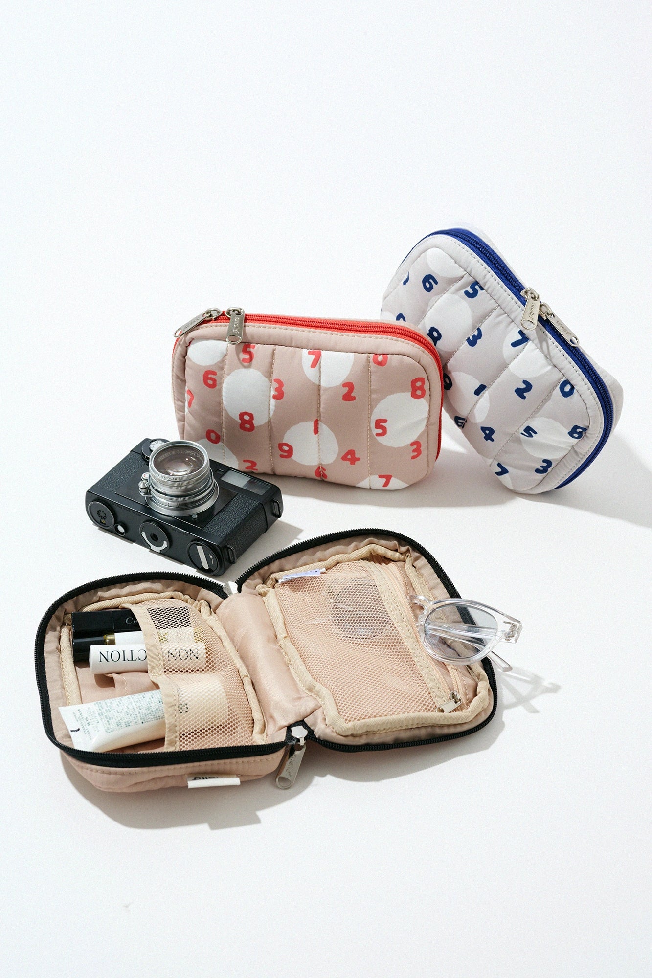 SOU・SOU×Eslite Bookstore Funktionale Aufbewahrungstasche/SO-SU-USuigyoku Retro Zinnoberrot