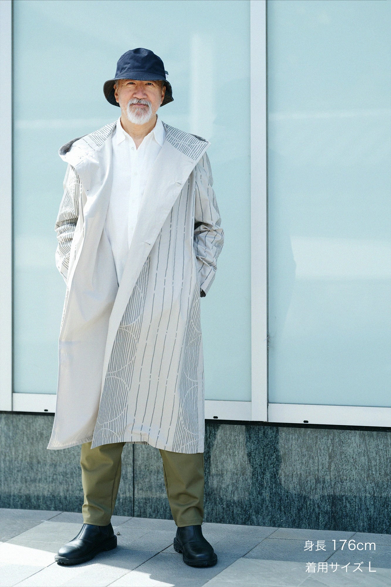 【3月17日頃発送予定】高密度ツイル フードコート／水屋（みずや） サンドベージュ