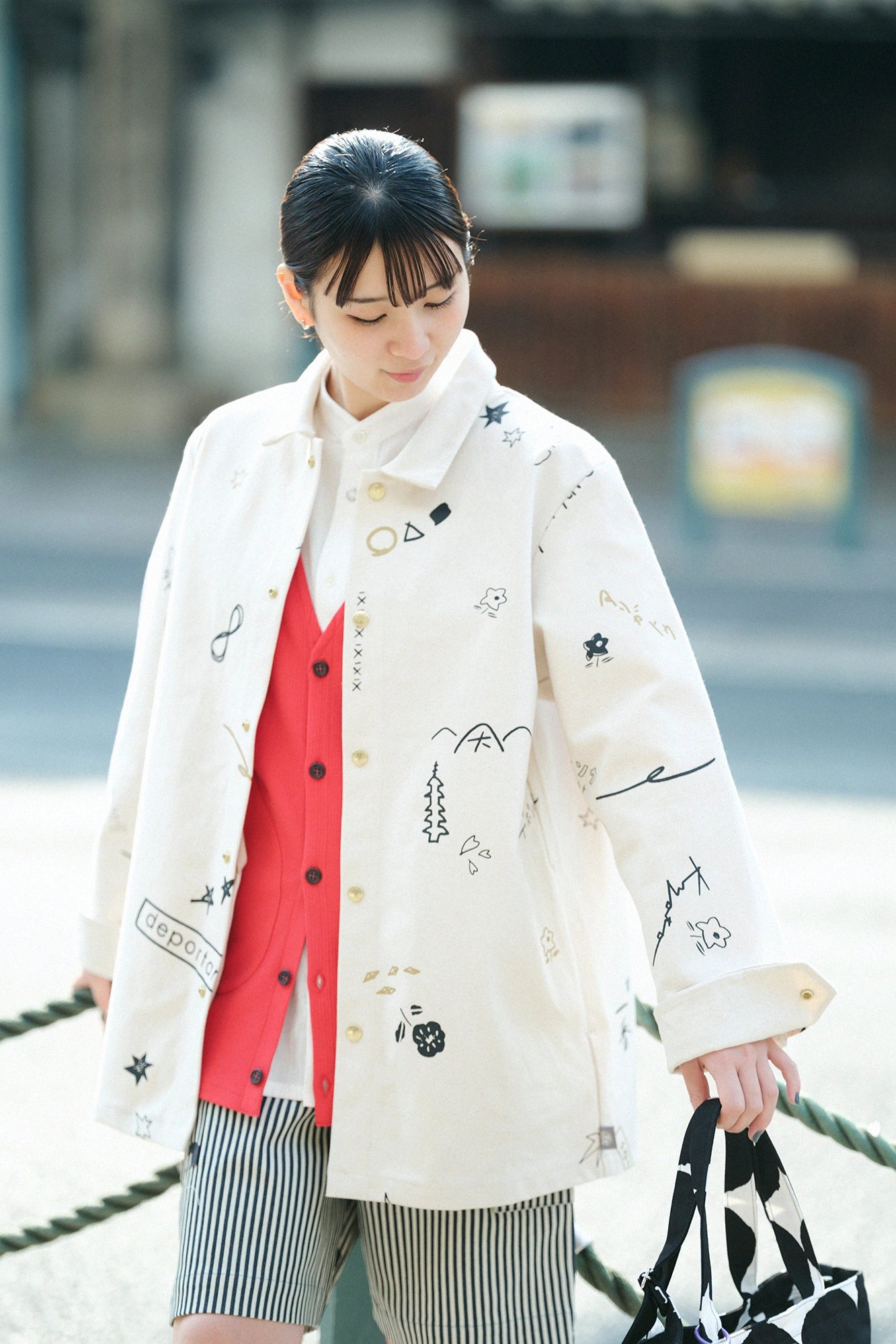 【3월 10일경 발송 예정】옥스포드 코트자켓/depo 란묘가(난묘가) 