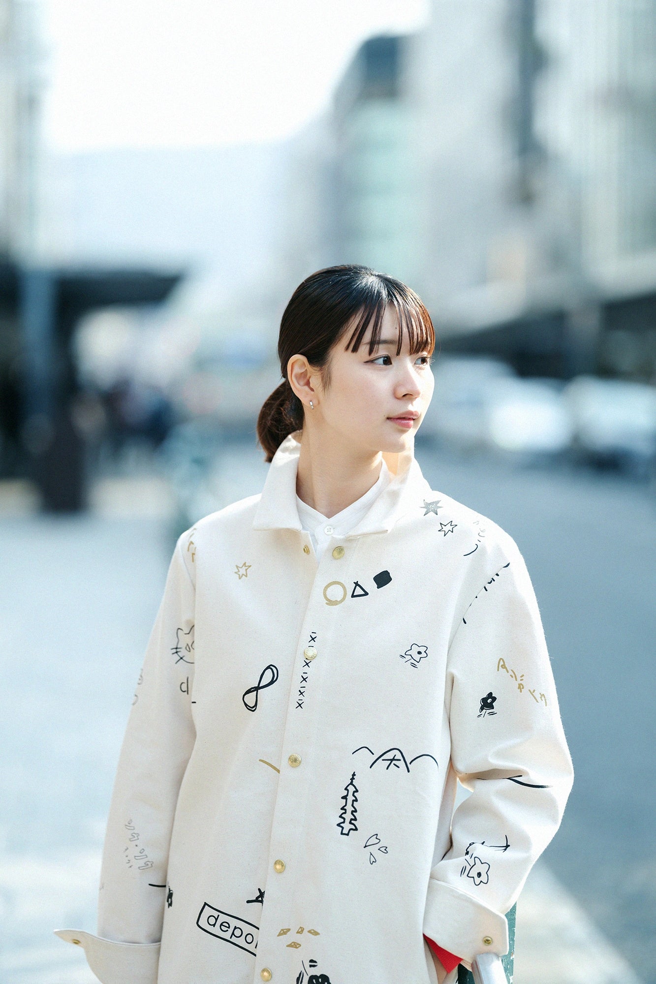 【3월 10일경 발송 예정】옥스포드 코트자켓/depo 란묘가(난묘가) 