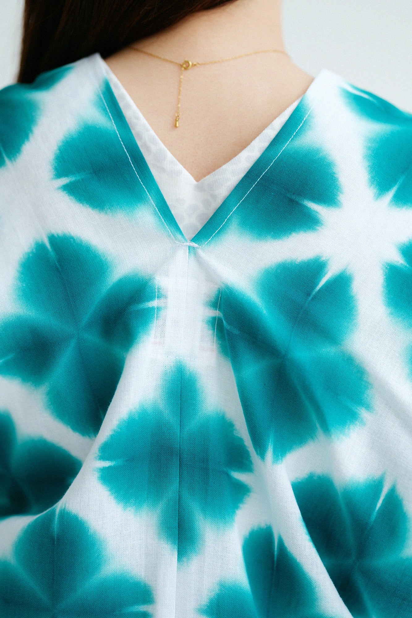 [Versand voraussichtlich um den 23. Juni] Arimatsu Narumi Shibori Ise Momen Texture Square Cloth Futatsumi / Hergestellt von Zhang Zhengjin Sekka Green 3