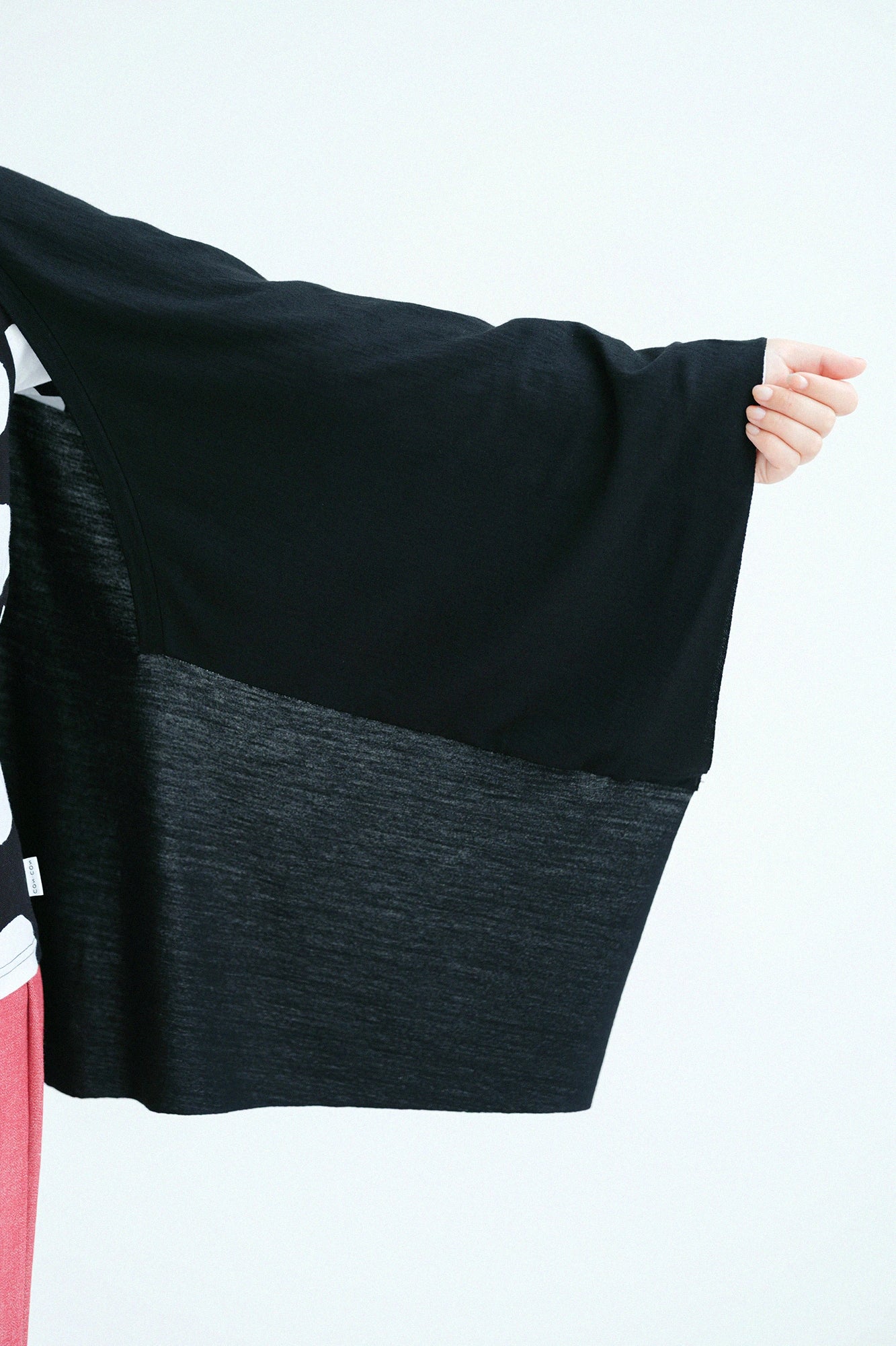 【Ships Ard 9/22】Washable Plain Stitch Wool Squirrel-like Cardigan Short／Black
