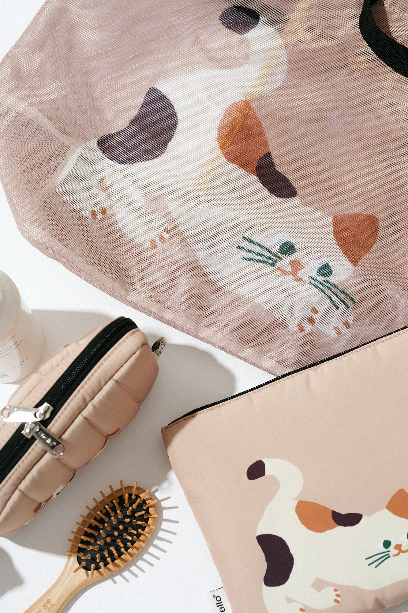SOU・SOU×Eslite Bookstore 2WAY Netztasche/Kalikokatze