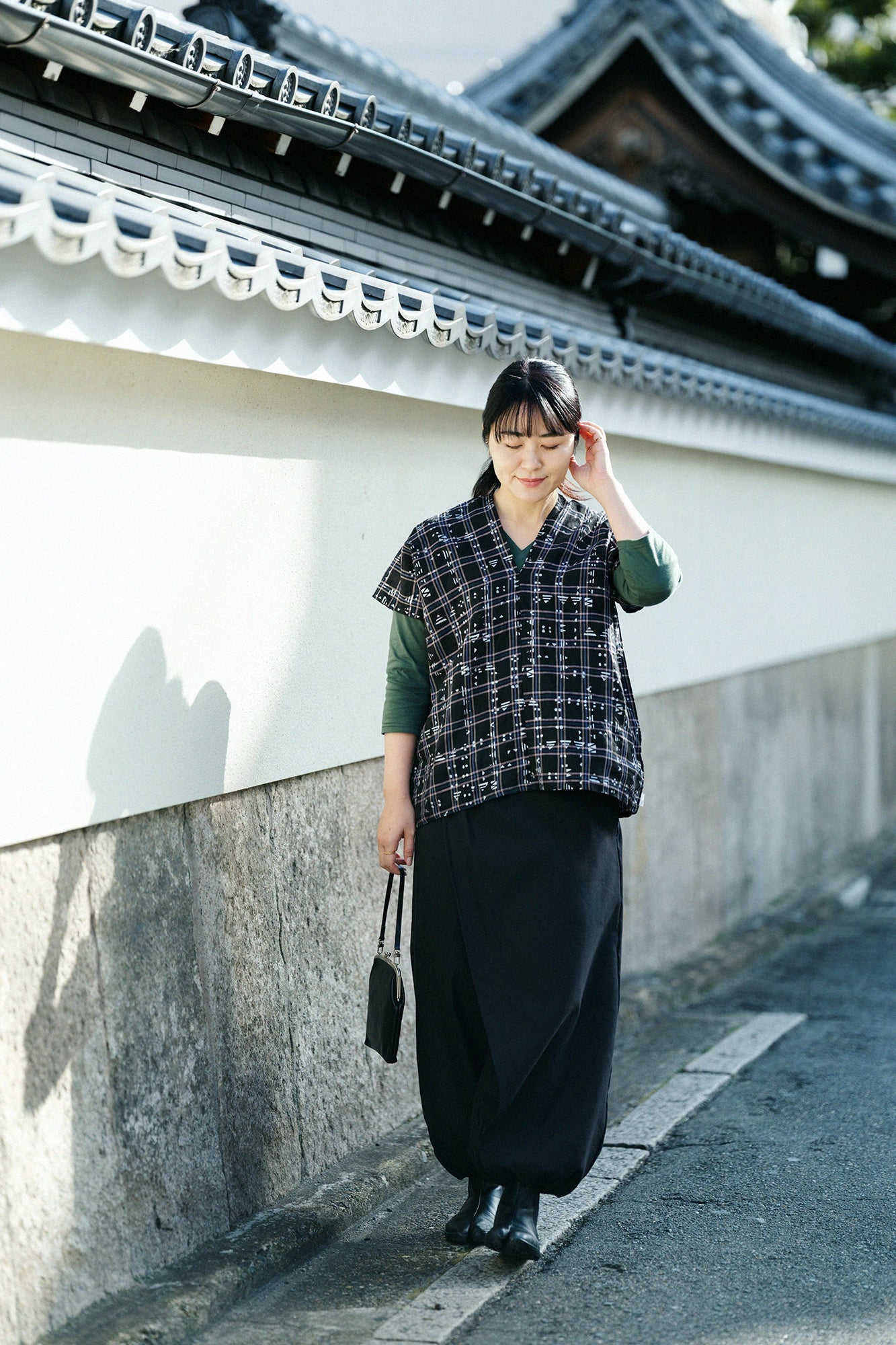 【Scheduled to ship around Mar 3】Linen Lattice Weave Square Top Split Joint／Fairy Tale