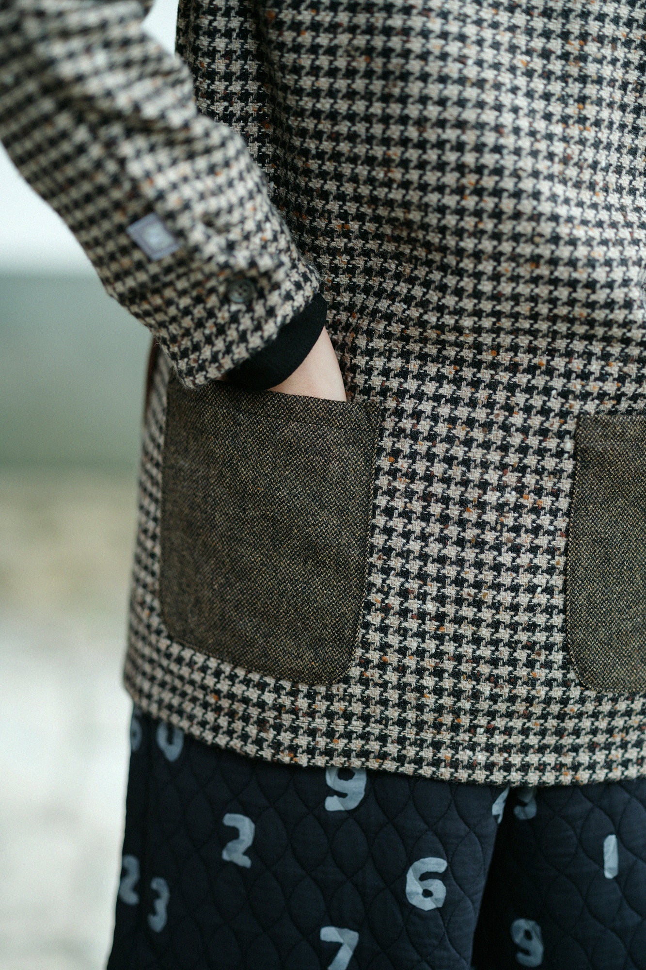 CBN Wool ZIP UP Hooded Jacket／Raw Umber 