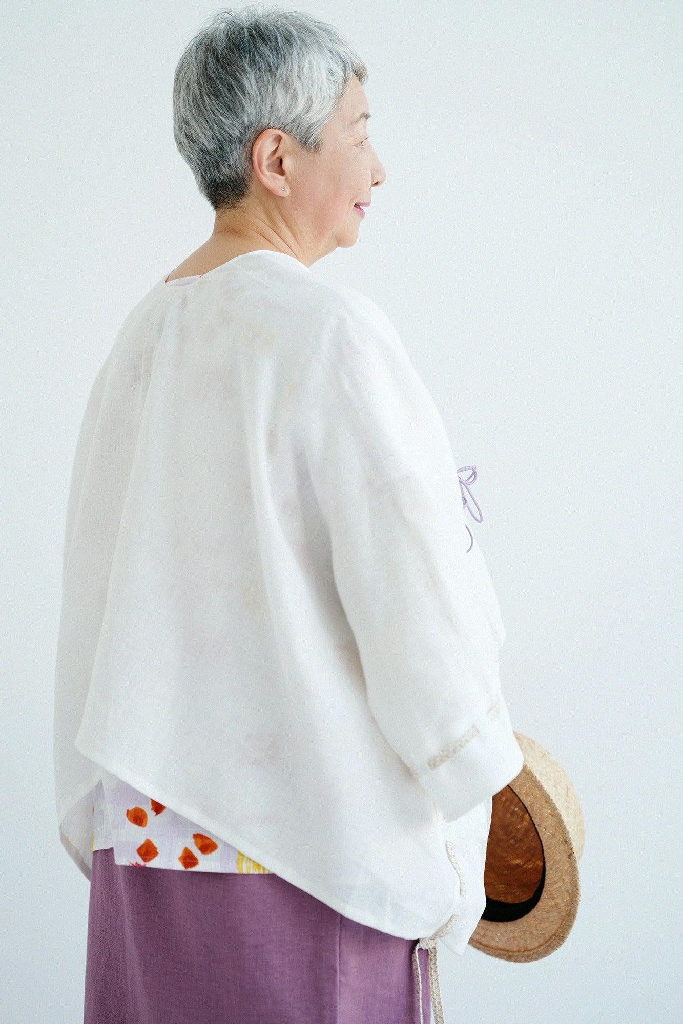 【4月21日頃発送予定】麻 きさらぎ 袖括り（そでくくり）／つくも