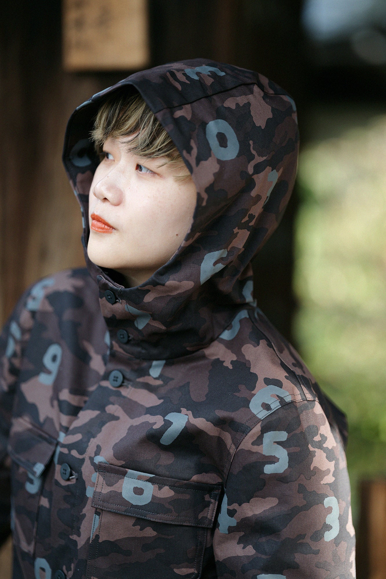 Waterproof Mountain Parka／camo SO-SU-U Burnt Umber 
