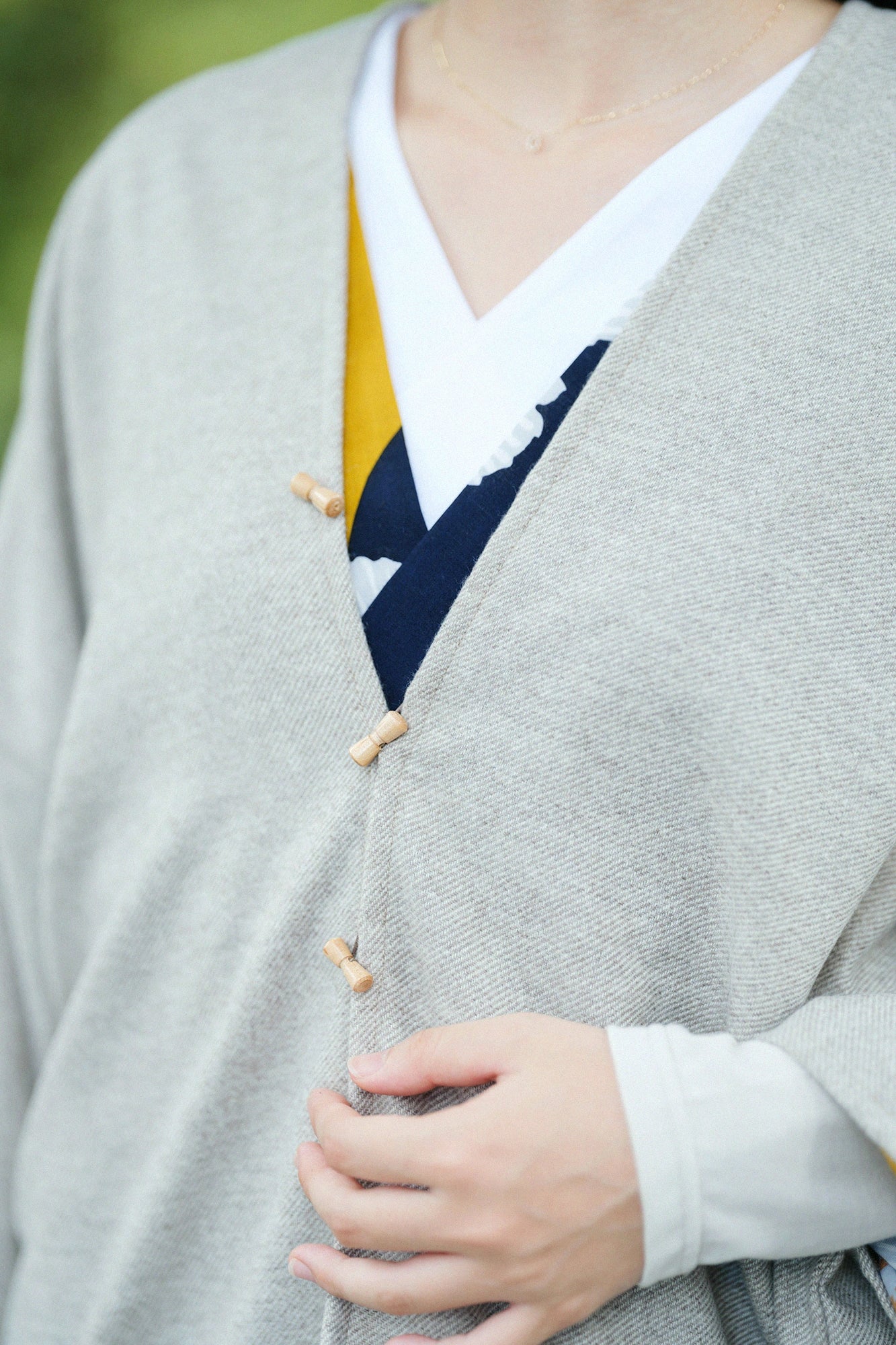 【Ships Ard 9/22】Super 100's Wool Hatsuki Cardigan／Beige