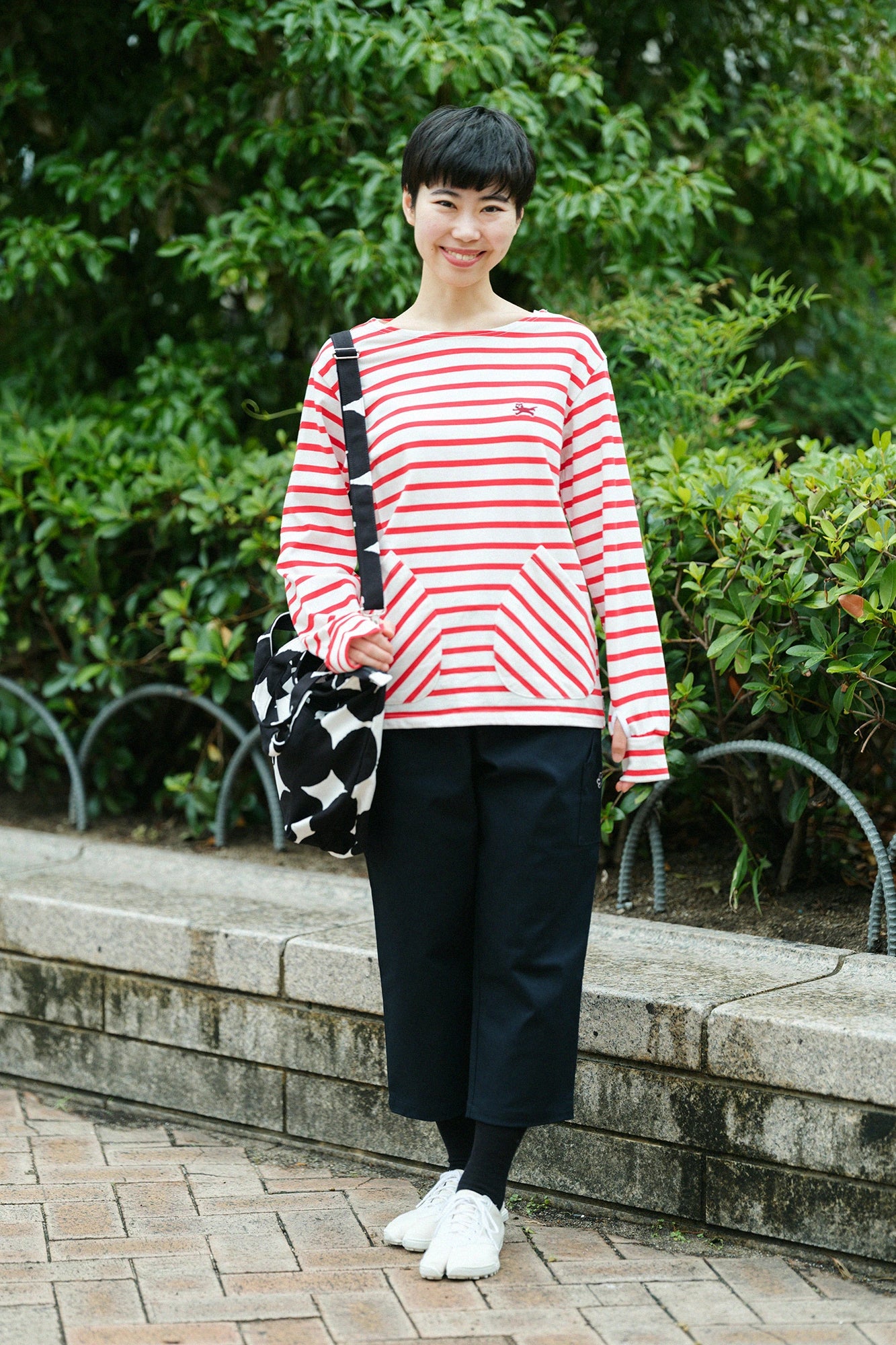 '身長：'164cm,'着用サイズ：'S,'※洗濯後寸法のものを着用'