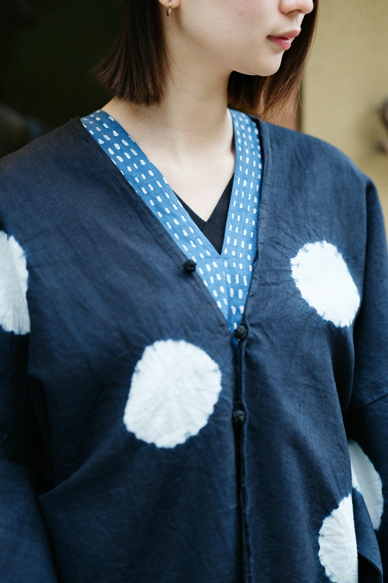[Versand voraussichtlich um den 3. März] Kinkiyo Shibori Linen Hatsuki/Mizutamai (Mizutamai), Nubairo x Tsukumo